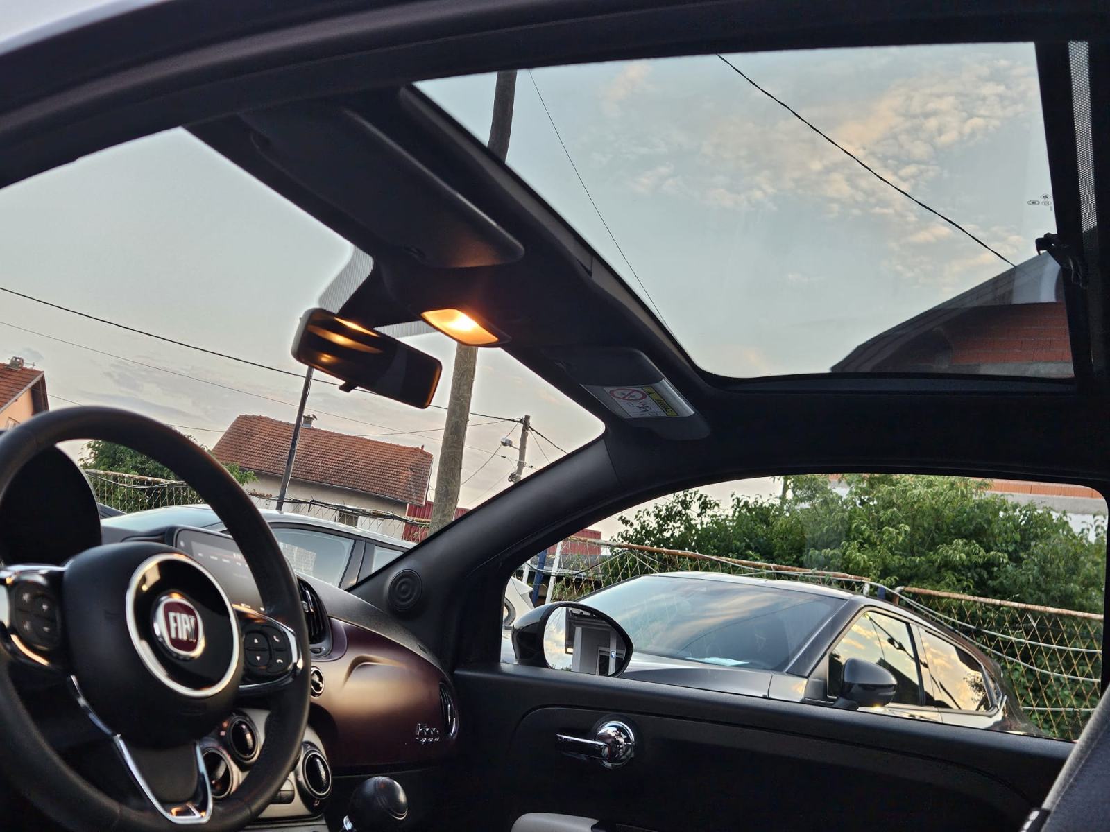 Fiat 500 1,2 8V"SPORT"-2020g.--PANORAMA-KOŽA-TOP STANJE-GARANCIJA, fotografija 14