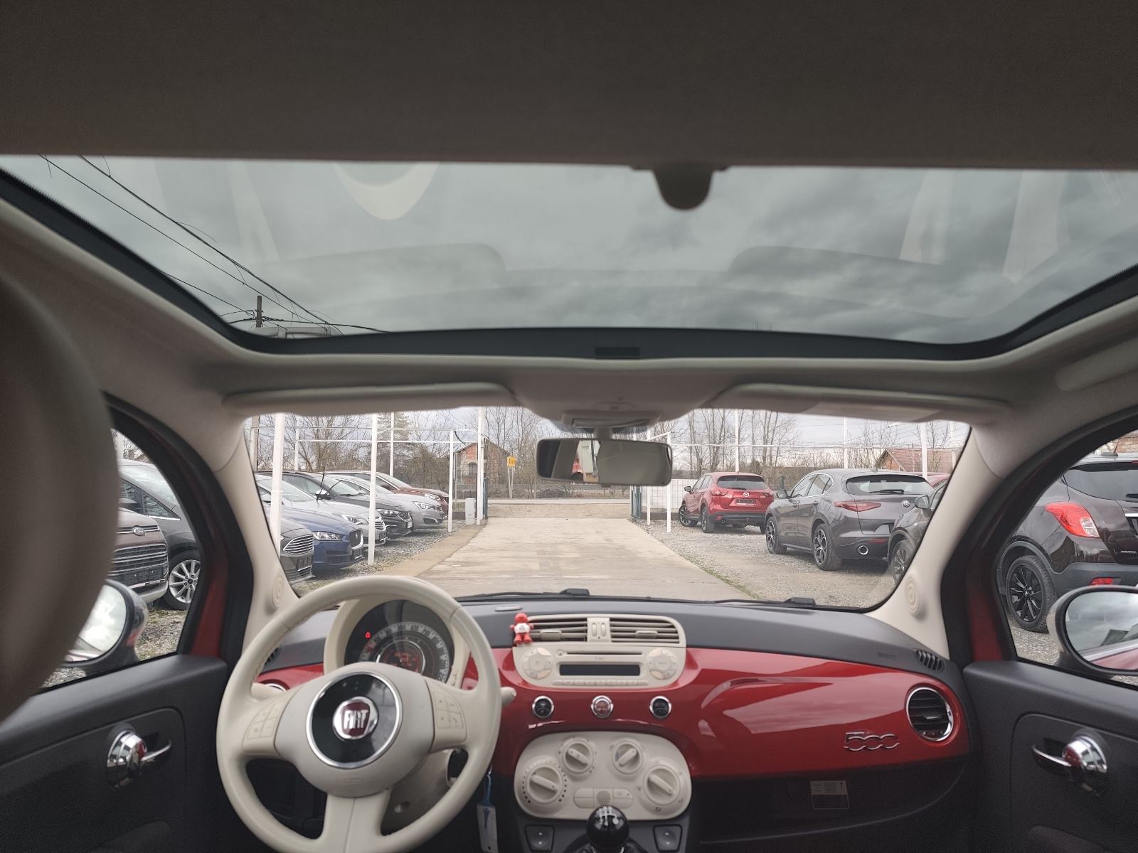 Fiat 500 1.2, klima, veliki servis,panorama!!!, fotografija 12