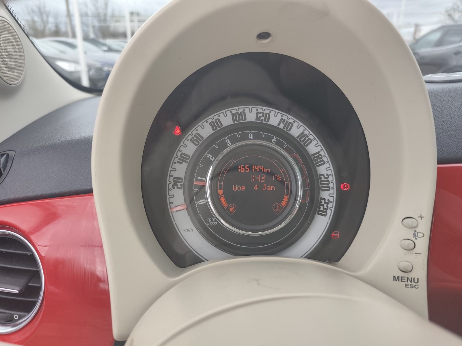 Fiat 500 1.2, klima, veliki servis,panorama!!!, fotografija 14