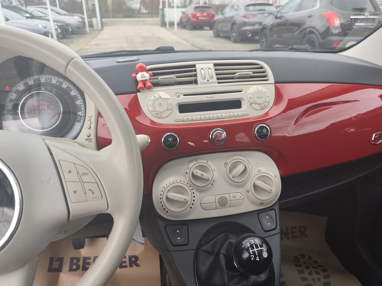 Fiat 500 1.2, klima, veliki servis,panorama!!!, fotografija 16