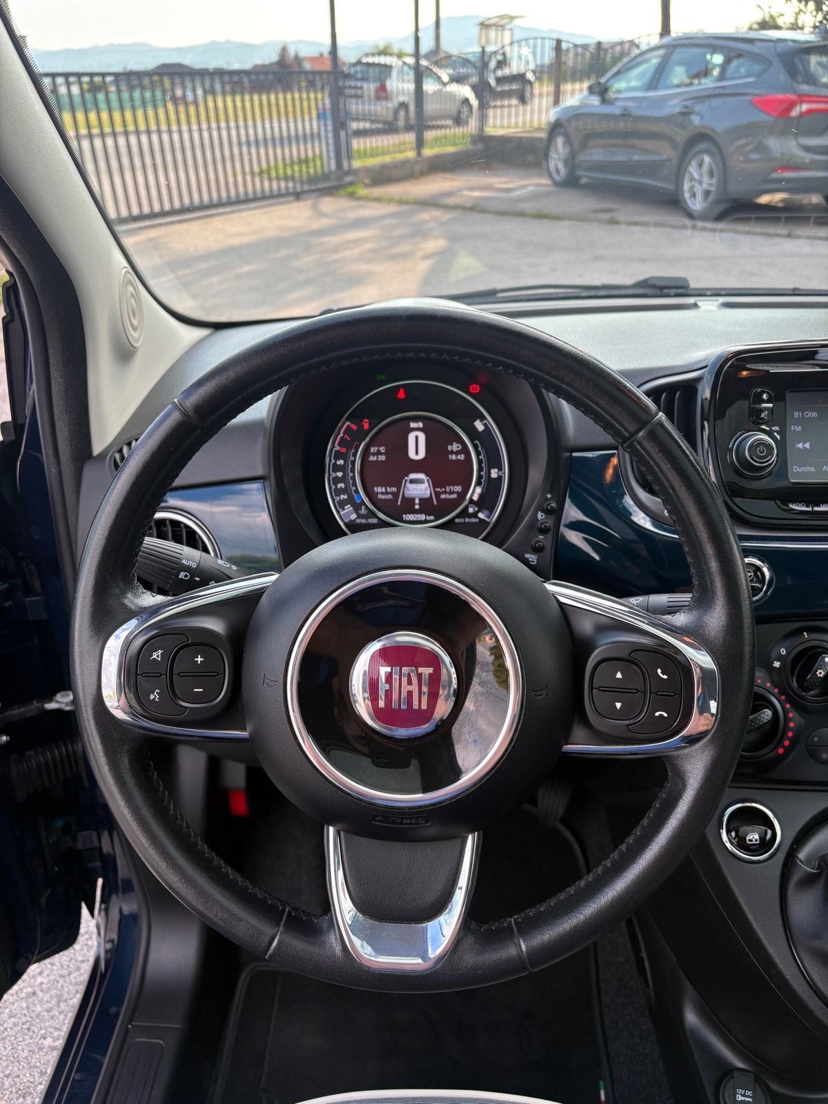 Fiat 500 1,2 Panorama/Display/Virtual/Klima/Alu16/Top!, fotografija 11