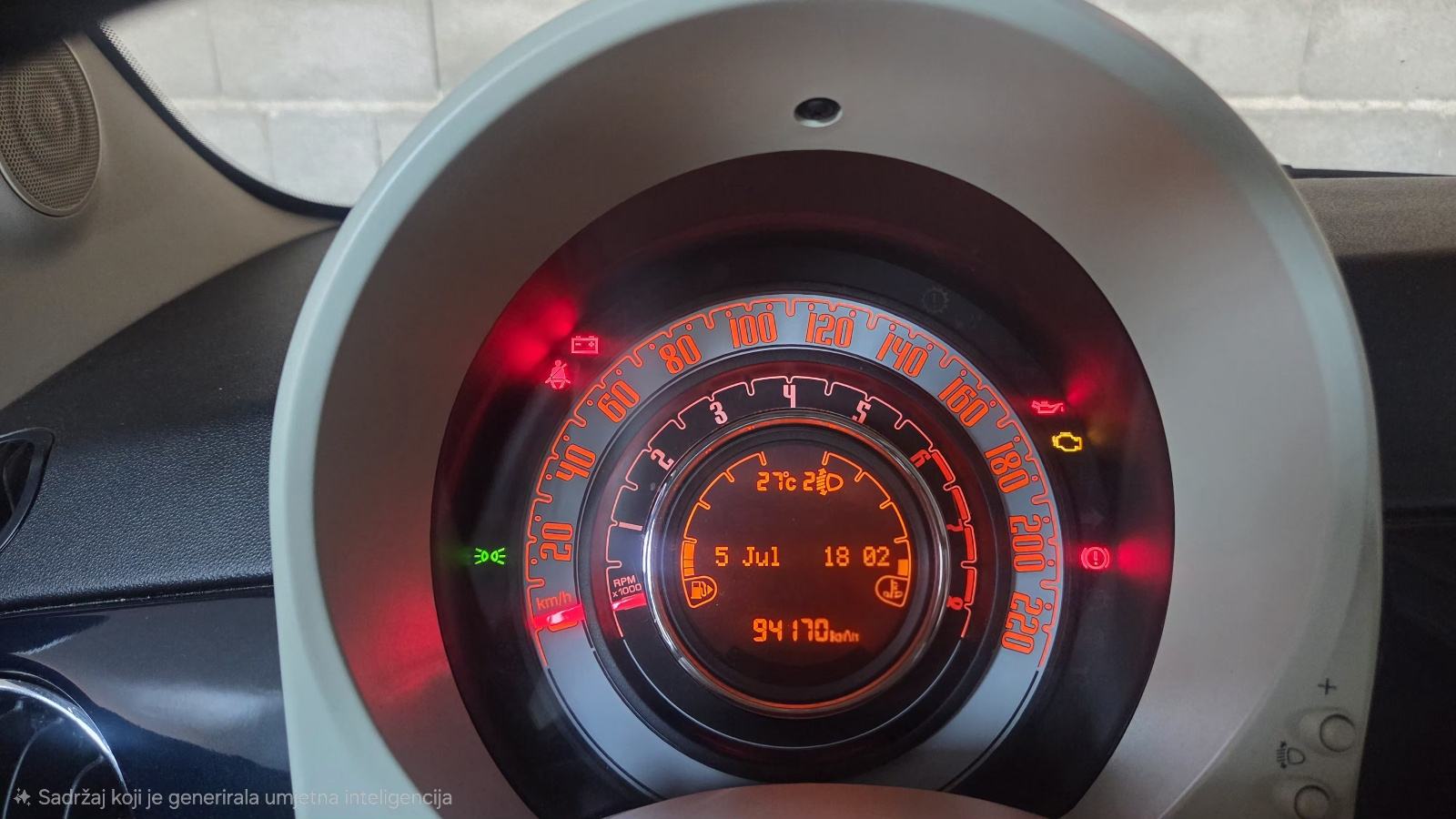 Fiat 500 1,2, fotografija 14