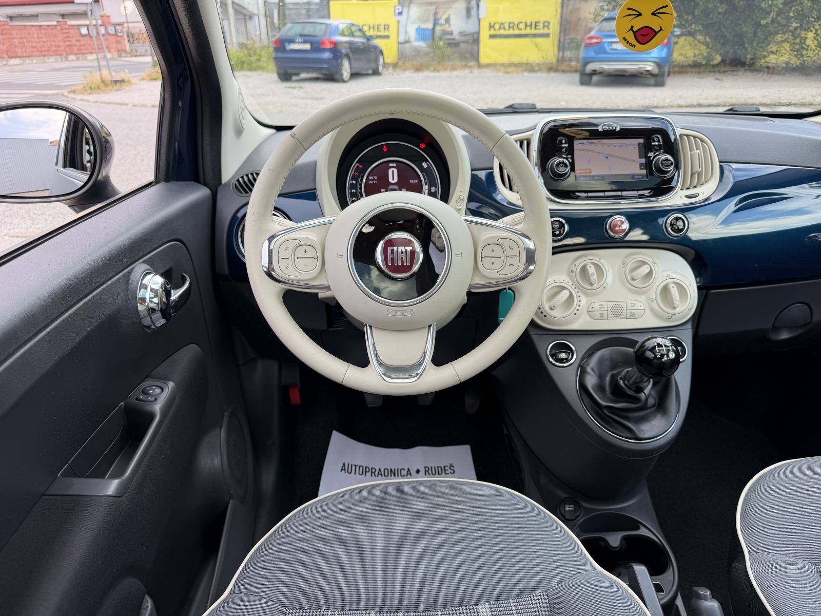 Fiat 500 1,3 MJet LOUNGE-MALI SERVIS-POTVRDA KM/JAMSTVO-PANORAMA-NAVI, fotografija 15