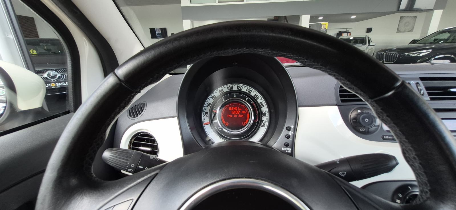 Fiat 500 CABRIO,1,3 Multijet 16V, EL.KROV, KLIMA, ALU, REG. 03/2027.., fotografija 13