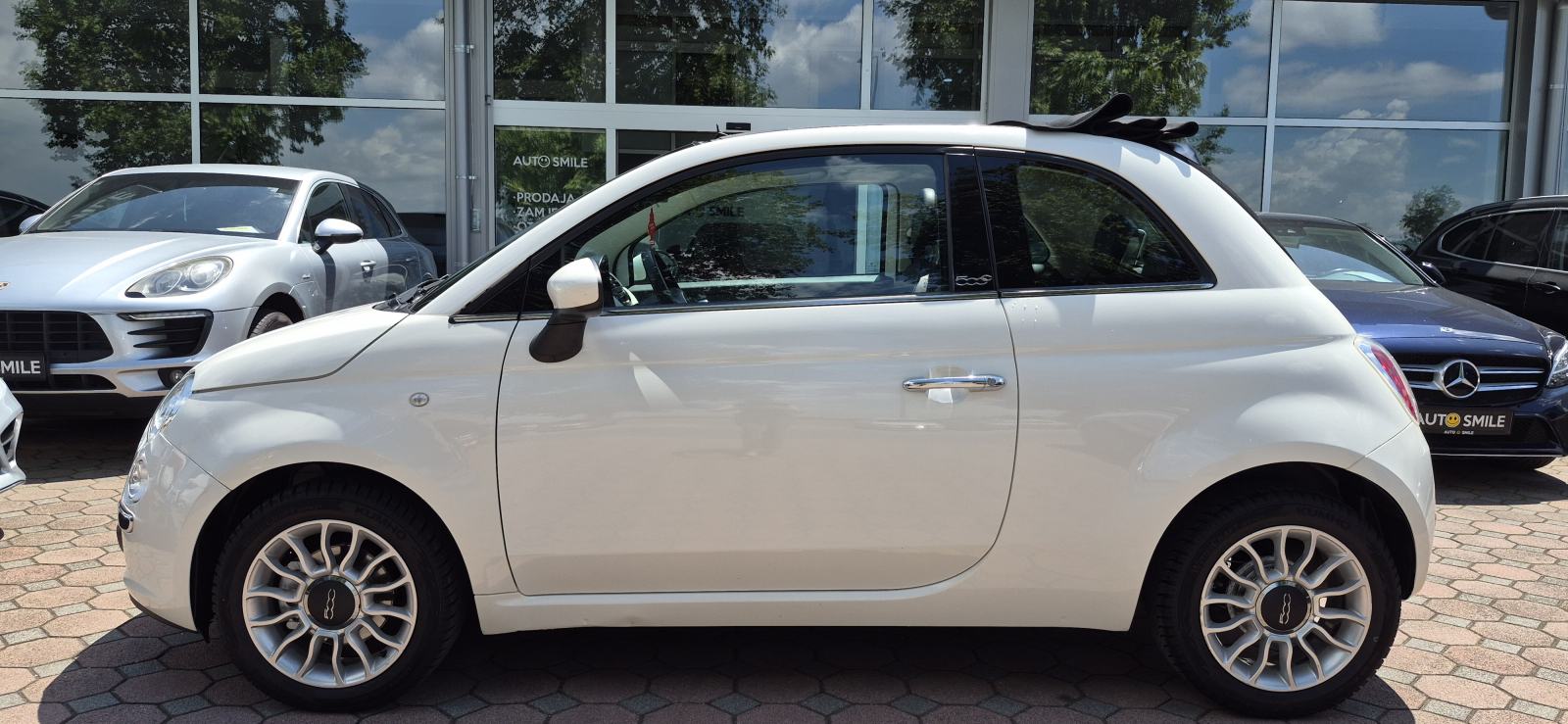 Fiat 500 CABRIO,1,3 Multijet 16V, EL.KROV, KLIMA, ALU, REG. 03/2027.., fotografija 2