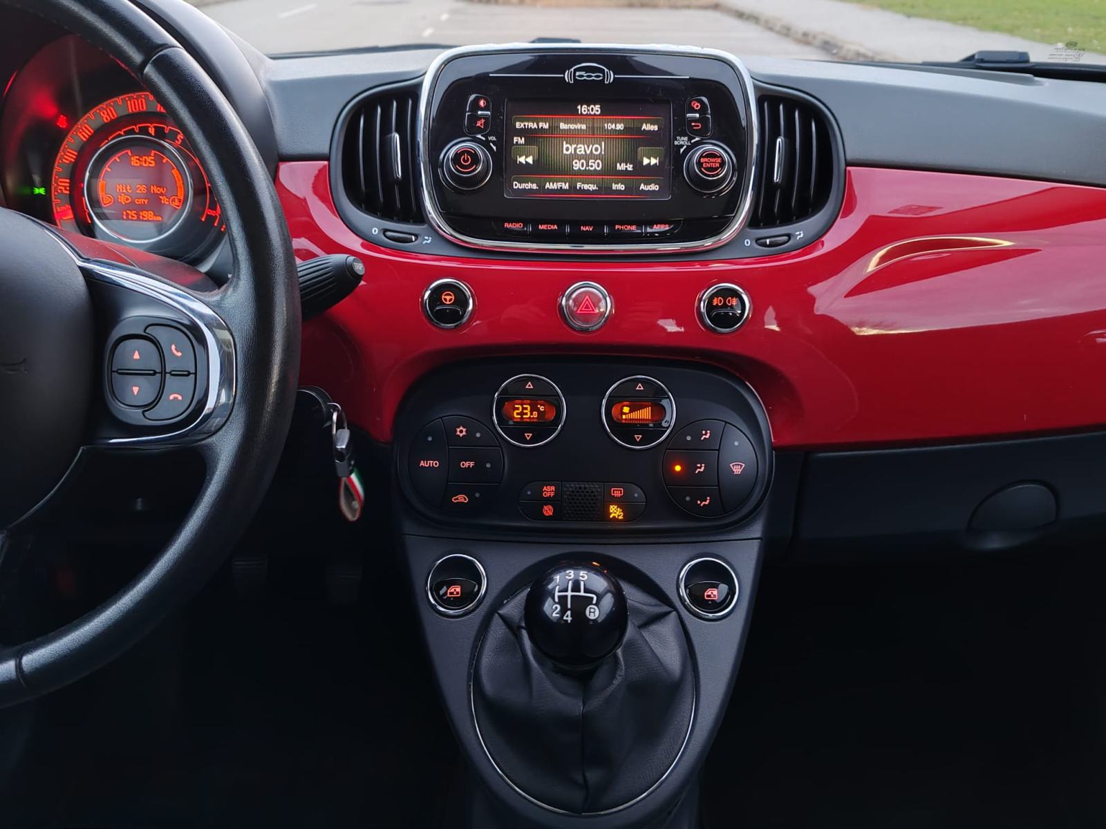 Fiat 500 500 1,2 8V Pop, 2016G. 175000 KM. KARTICE 24/36 RATA, fotografija 14