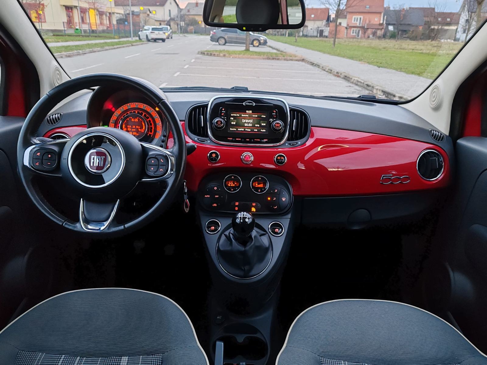 Fiat 500 500 1,2 8V Pop, 2016G. 175000 KM. KARTICE 24/36 RATA, fotografija 15