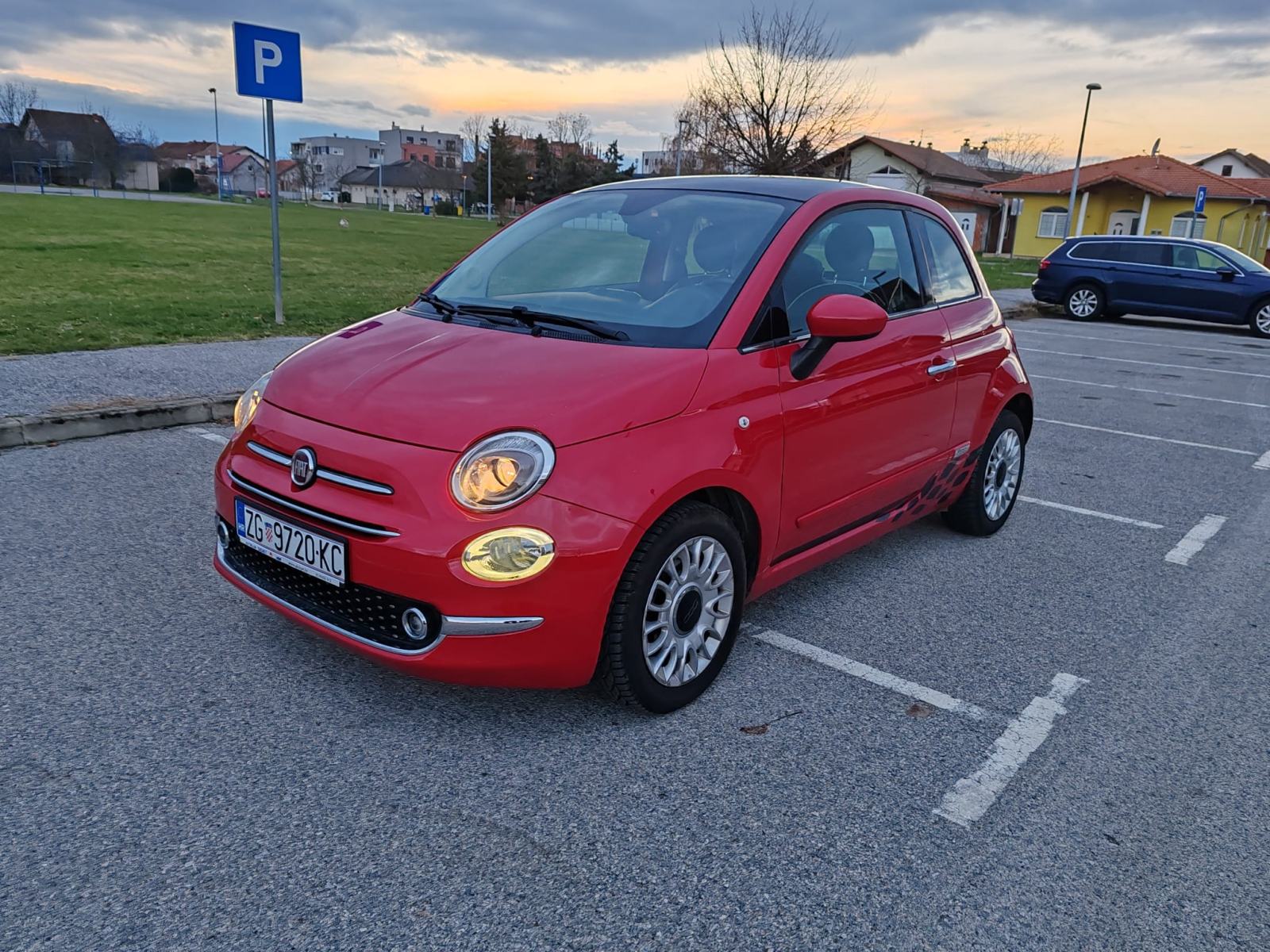 Fiat 500 500 1,2 8V Pop, 2016G. 175000 KM. KARTICE 24/36 RATA, fotografija 1
