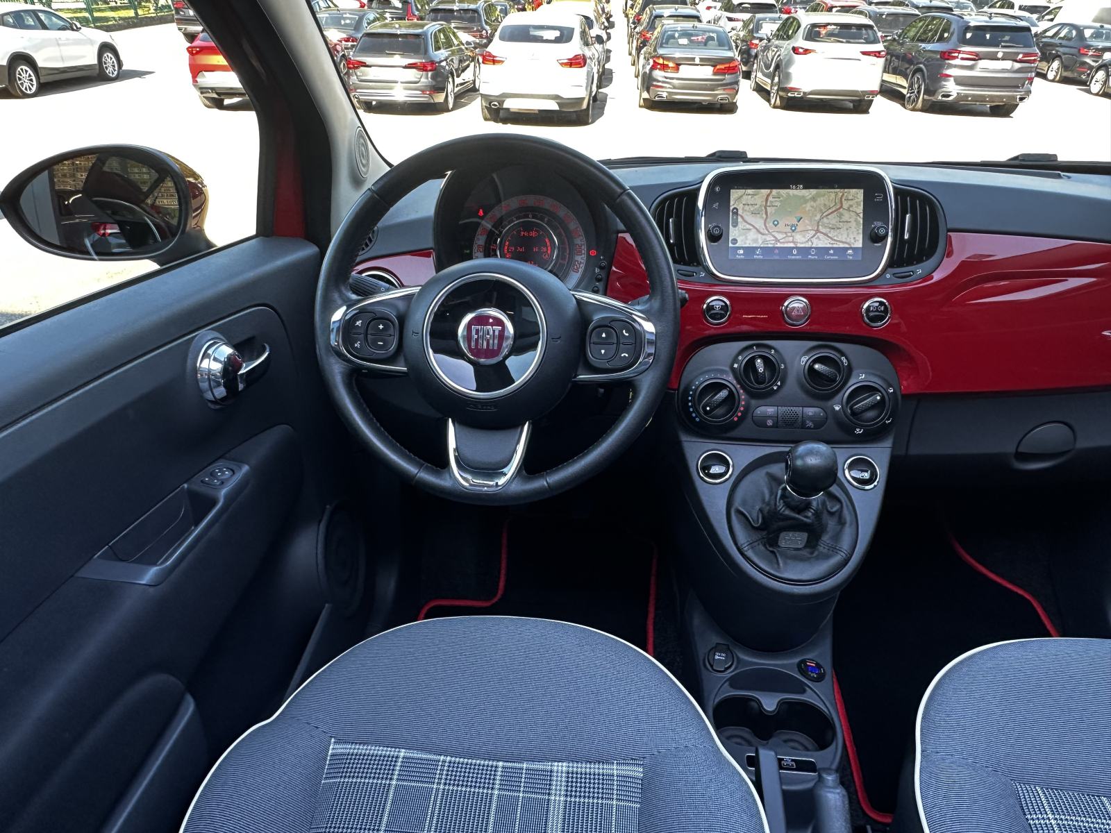Fiat 500 Cabriolet 1.2,JAMSTVO,NAVI,PARK. SENZORI,REG. DO 11/2026!, fotografija 11