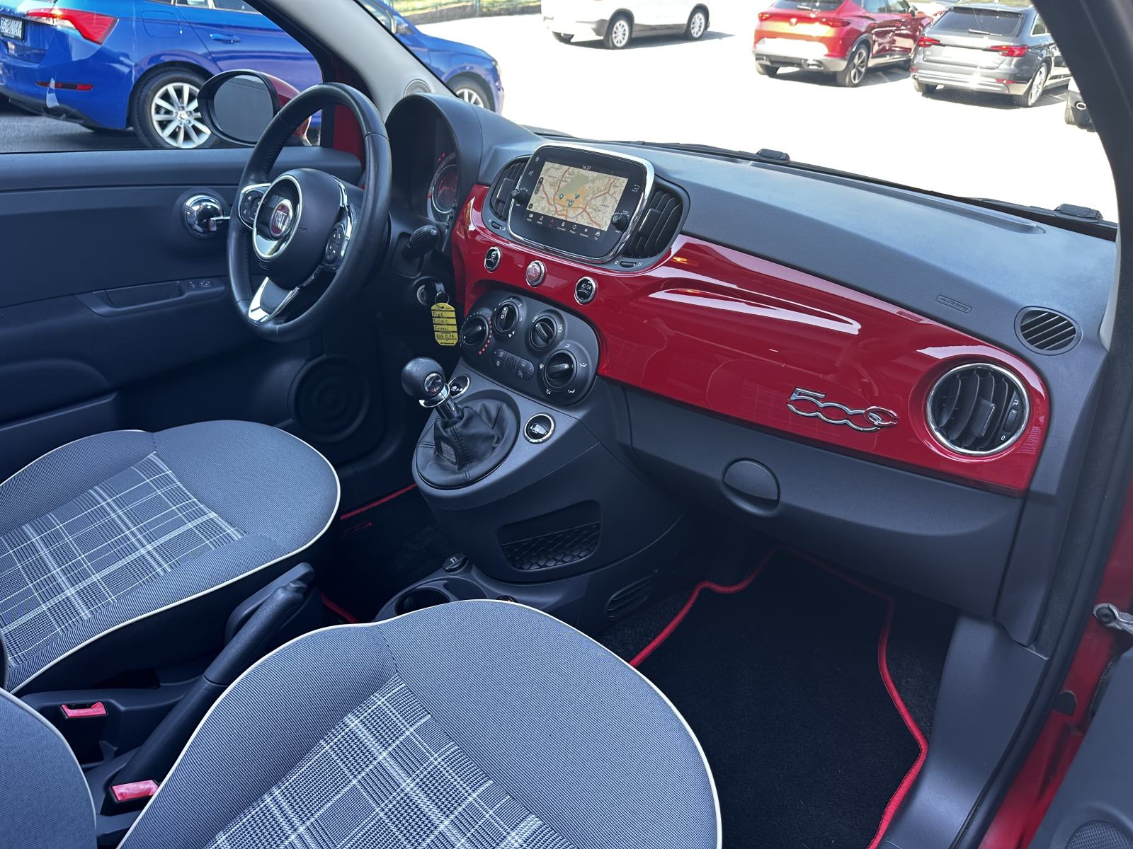 Fiat 500 Cabriolet 1.2,JAMSTVO,NAVI,PARK. SENZORI,REG. DO 11/2026!, fotografija 7