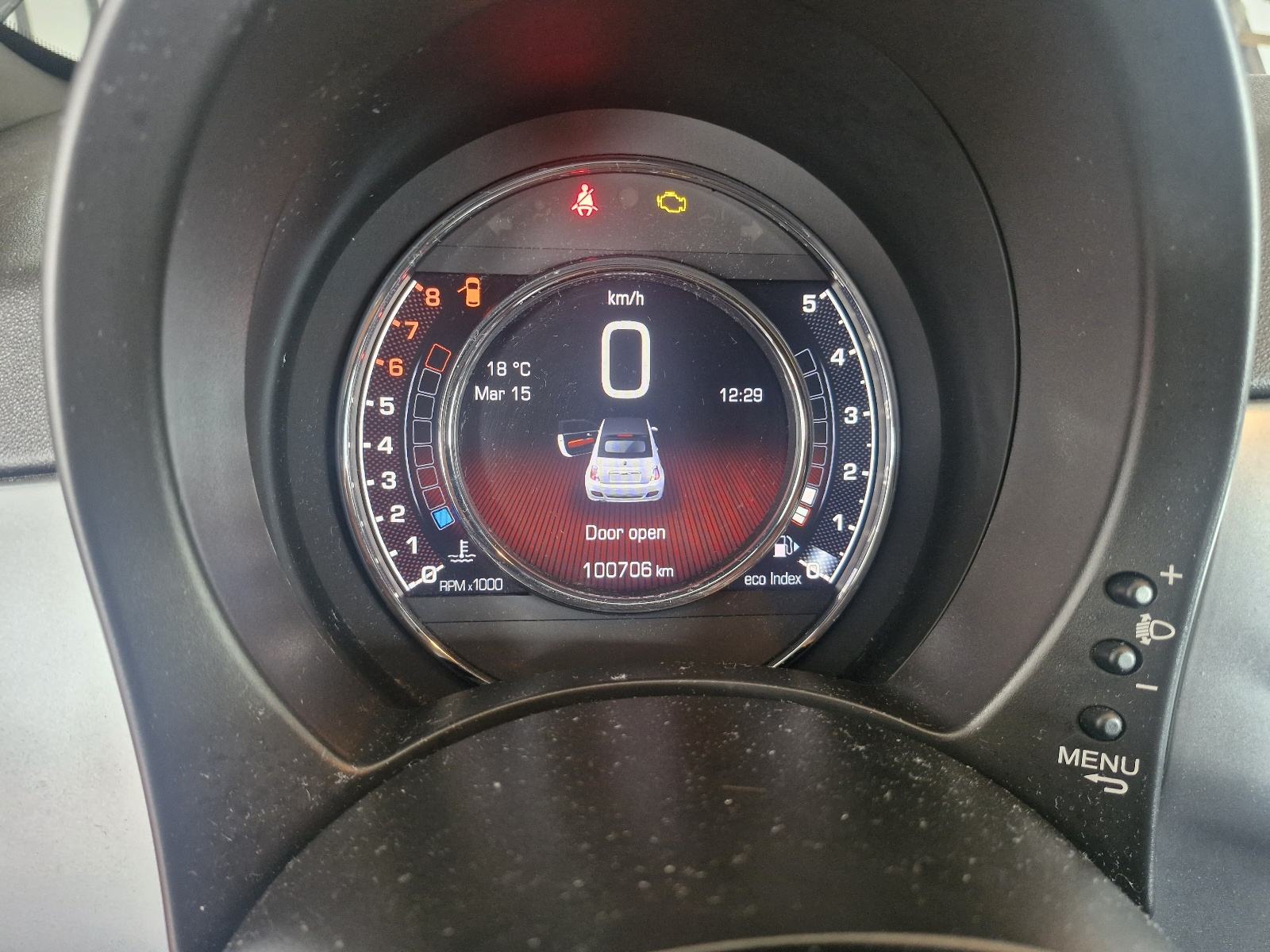 Fiat 500 cabrio 1.2 8V Sport, fotografija 11