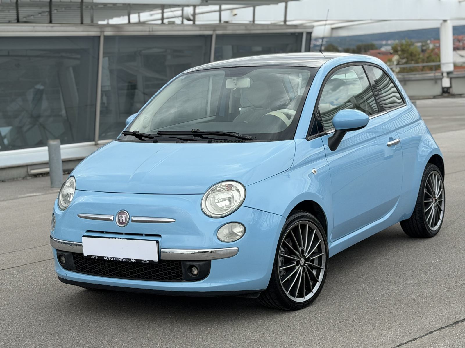 •• FIAT 500 •• BABY BLUE •• 2010 GOD •• PANORAMA •• KLIMA •• ALU ••, fotografija 3