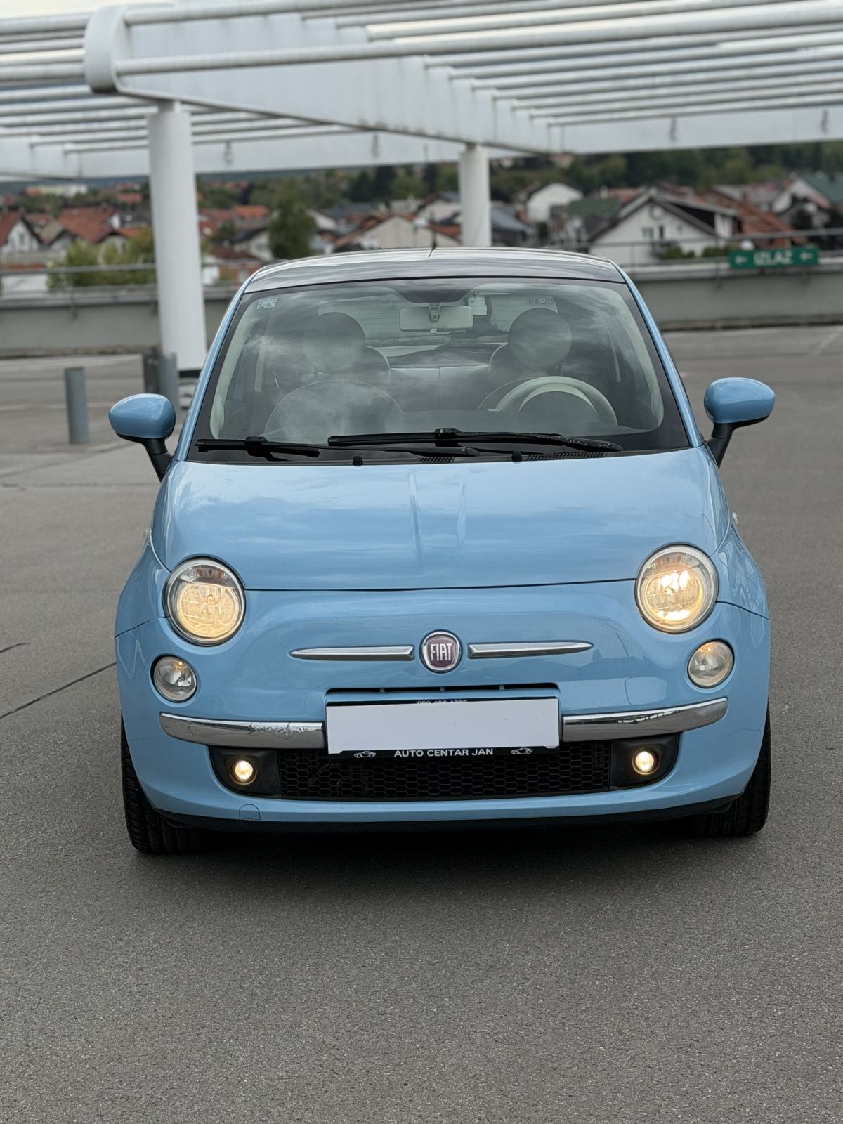 •• FIAT 500 •• BABY BLUE •• 2010 GOD •• PANORAMA •• KLIMA •• ALU ••, fotografija 2