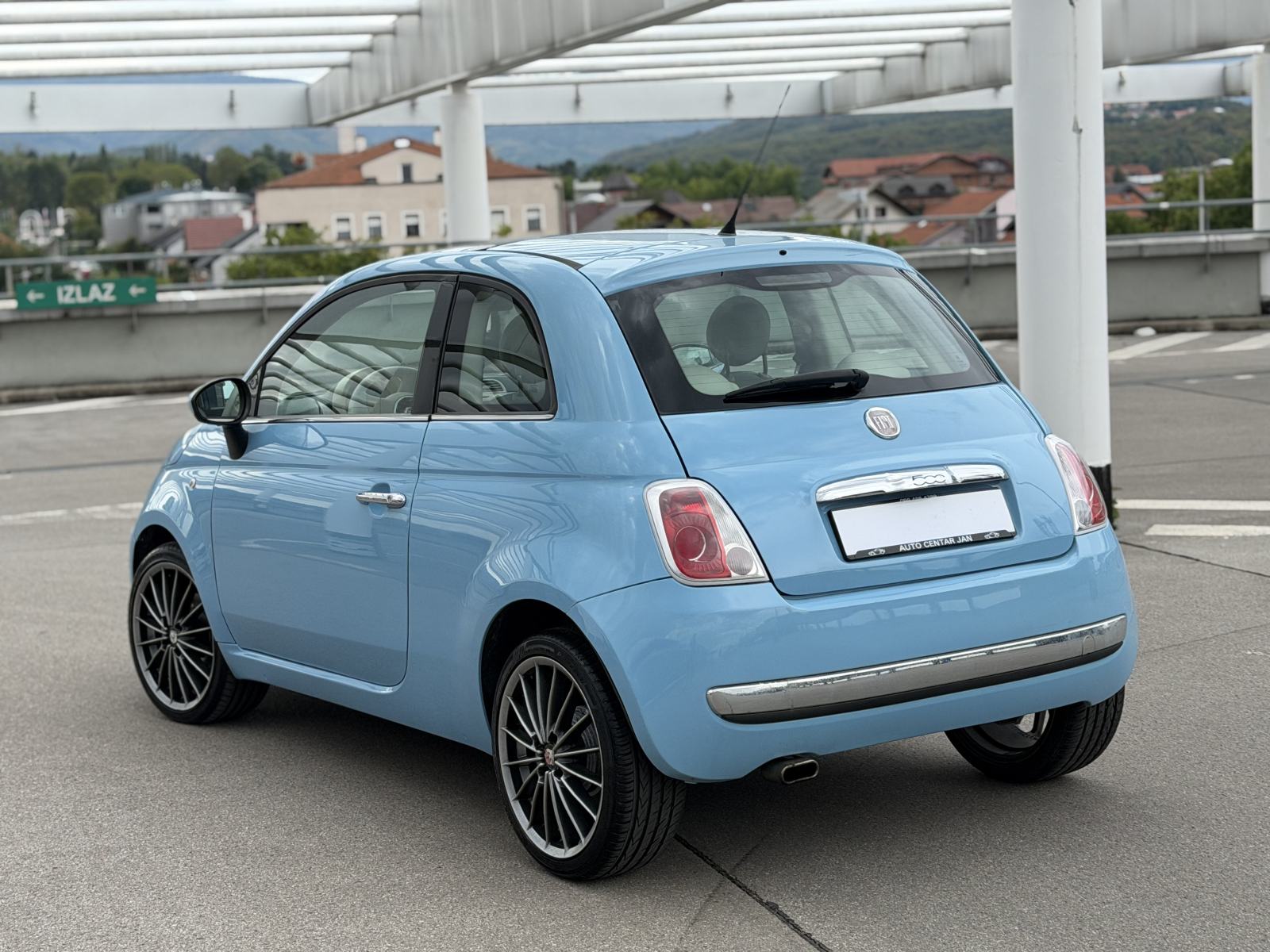 •• FIAT 500 •• BABY BLUE •• 2010 GOD •• PANORAMA •• KLIMA •• ALU ••, fotografija 4