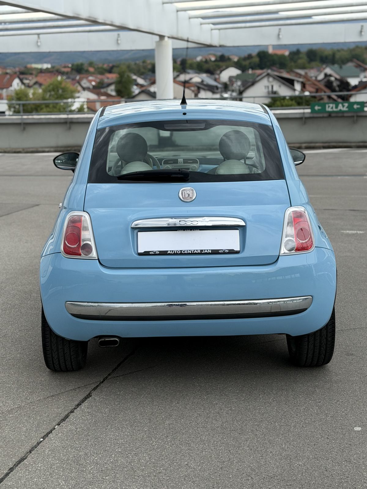 •• FIAT 500 •• BABY BLUE •• 2010 GOD •• PANORAMA •• KLIMA •• ALU ••, fotografija 5