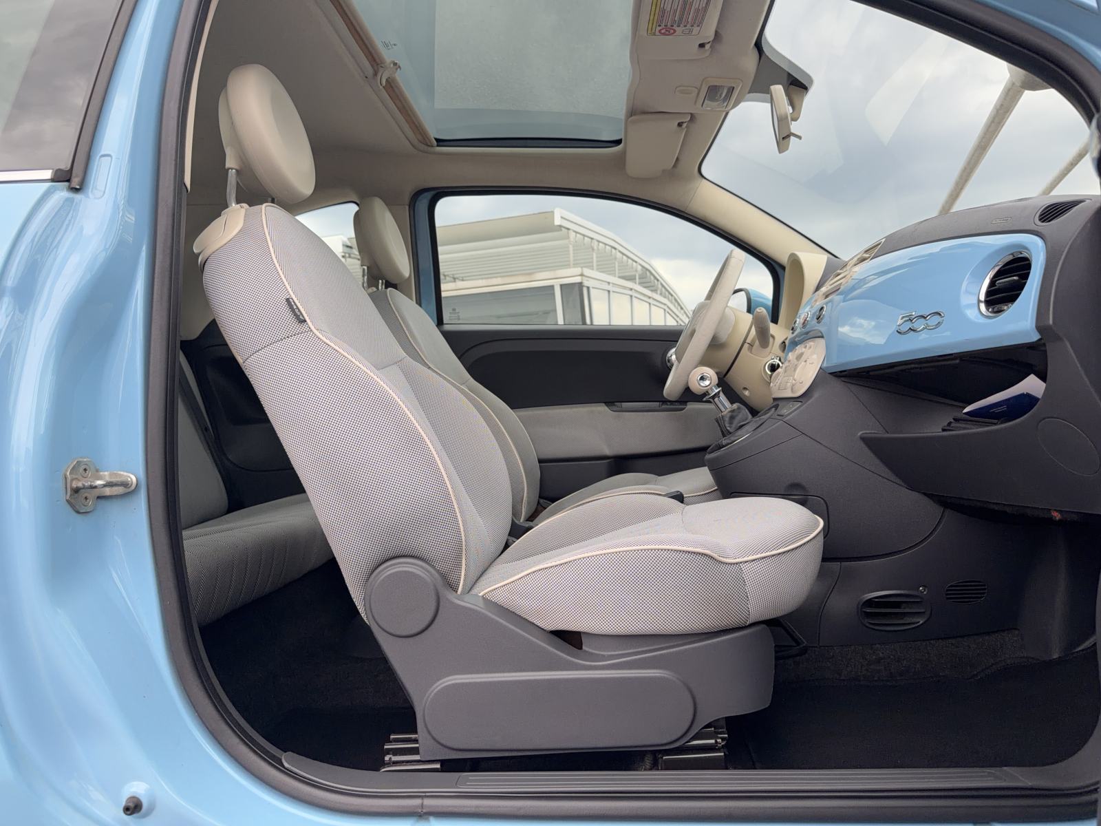 •• FIAT 500 •• BABY BLUE •• 2010 GOD •• PANORAMA •• KLIMA •• ALU ••, fotografija 13