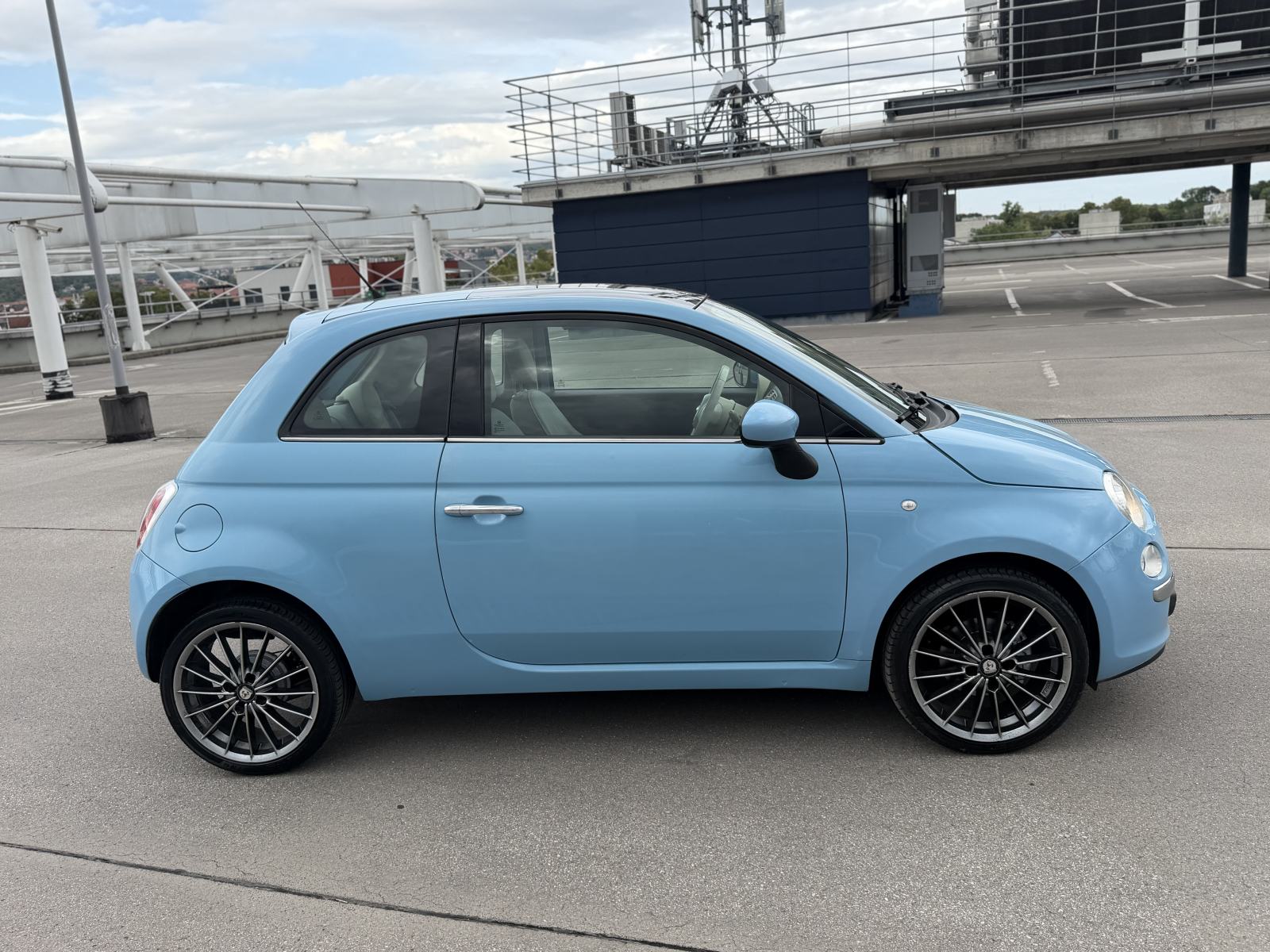 •• FIAT 500 •• BABY BLUE •• 2010 GOD •• PANORAMA •• KLIMA •• ALU ••, fotografija 8