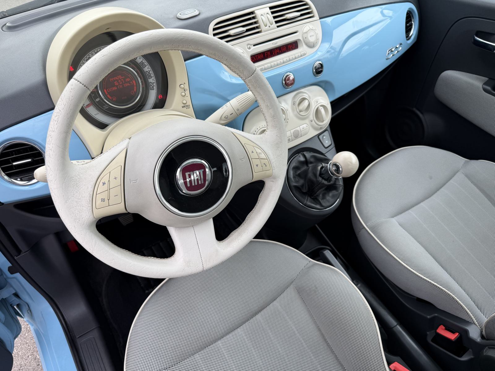 •• FIAT 500 •• BABY BLUE •• 2010 GOD •• PANORAMA •• KLIMA •• ALU ••, fotografija 18