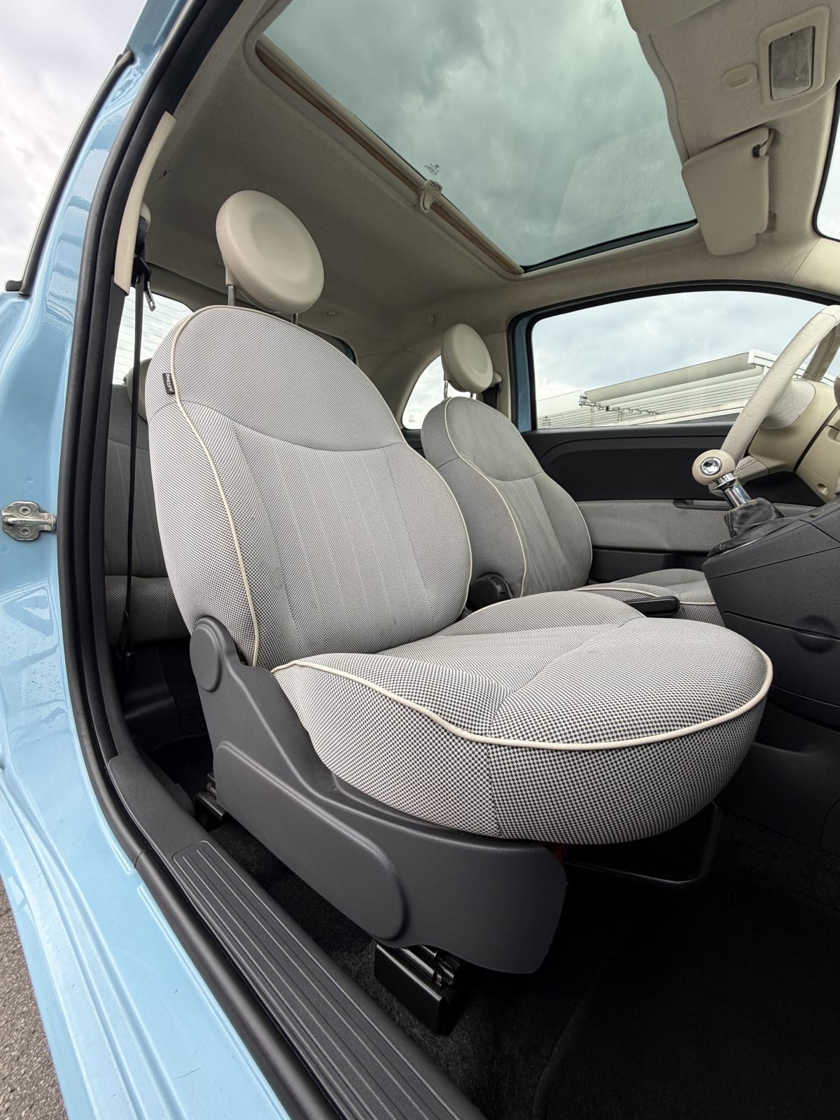 •• FIAT 500 •• BABY BLUE •• 2010 GOD •• PANORAMA •• KLIMA •• ALU ••, fotografija 14