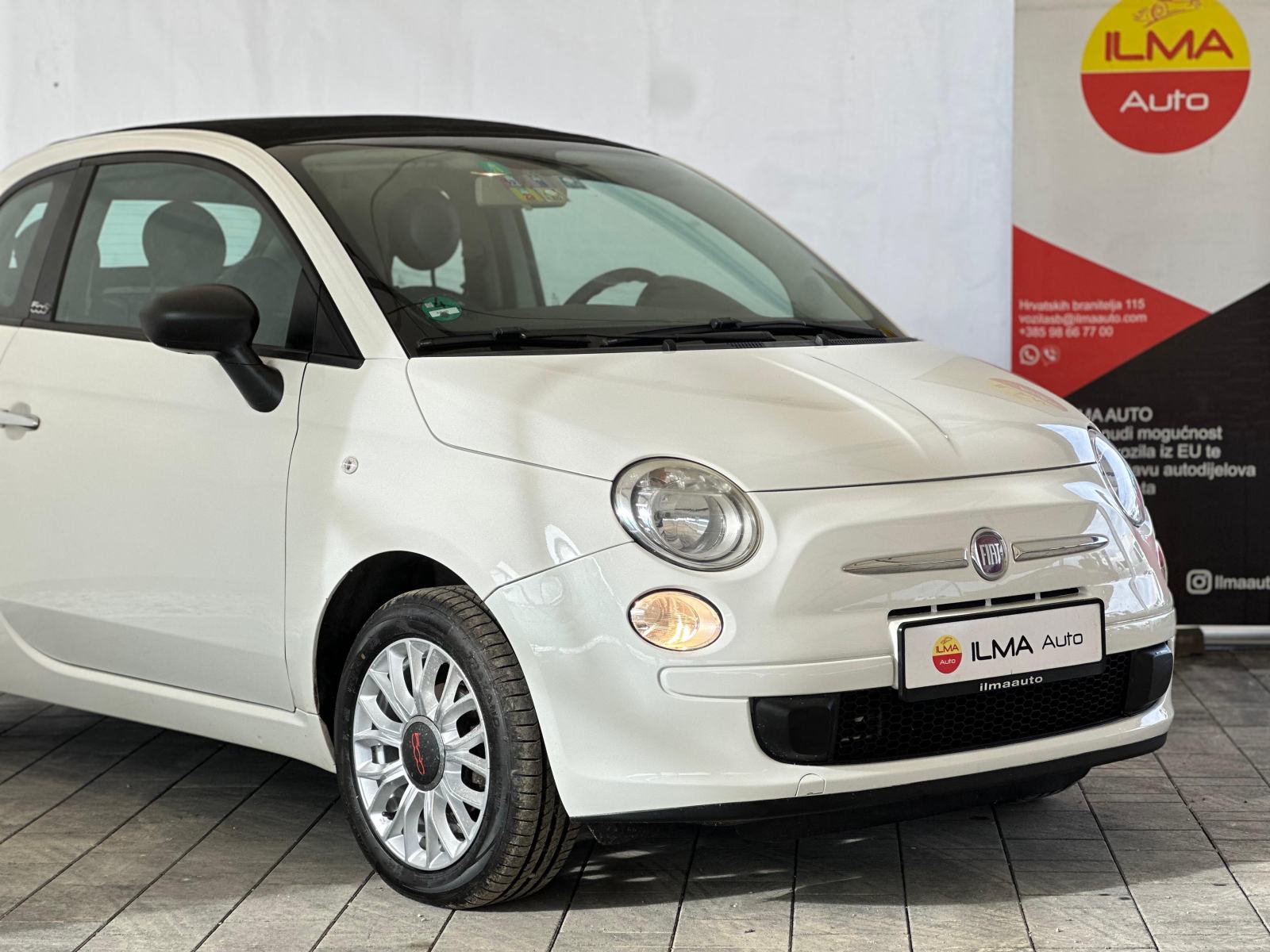FIAT 500 - 1.2 B - KABRIO - 2012 - GARANCIJA DOSTAVA GRATIS!!!, fotografija 2