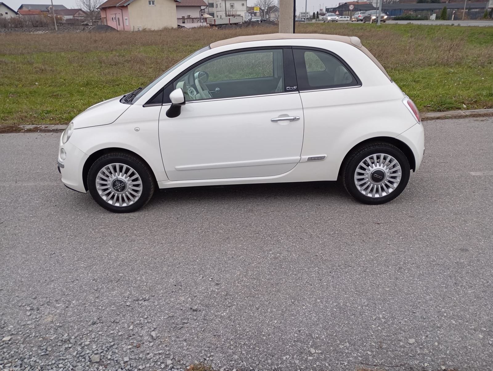 Fiat 500 CABRIO 0.9 turbo-2011gd.md.KLIMA-koža,senzori,1vl,alu,KARTICE, fotografija 6