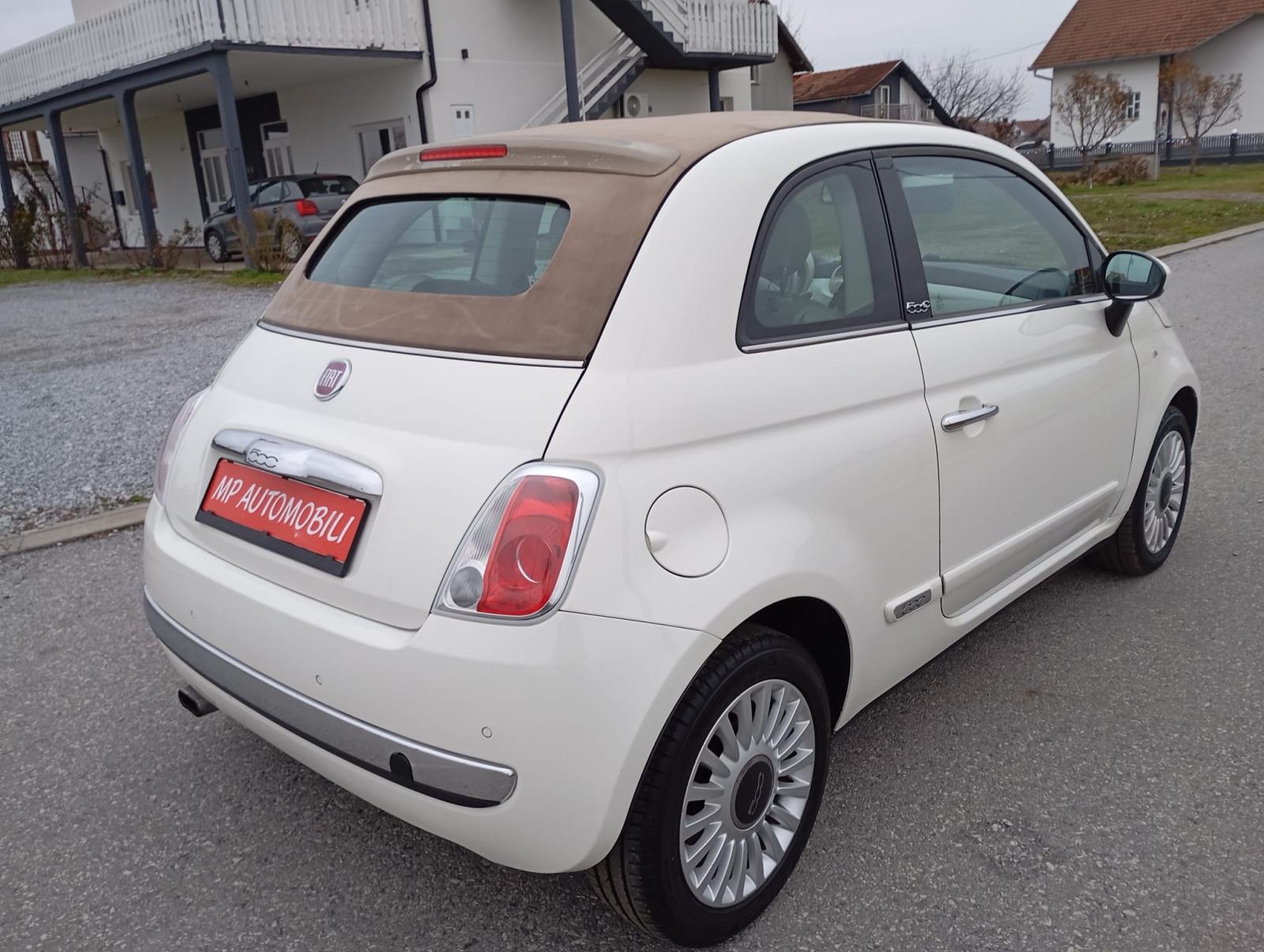 Fiat 500 CABRIO 0.9 turbo-2011gd.md.KLIMA-koža,senzori,1vl,alu,KARTICE, fotografija 11