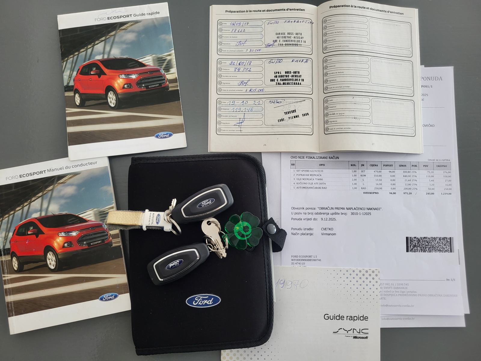 FORD ECOSPORT 1.5 TDCI AUT.KLIMA TEMPOMAT EUROKUKA ALU REG 03/2027, fotografija 11