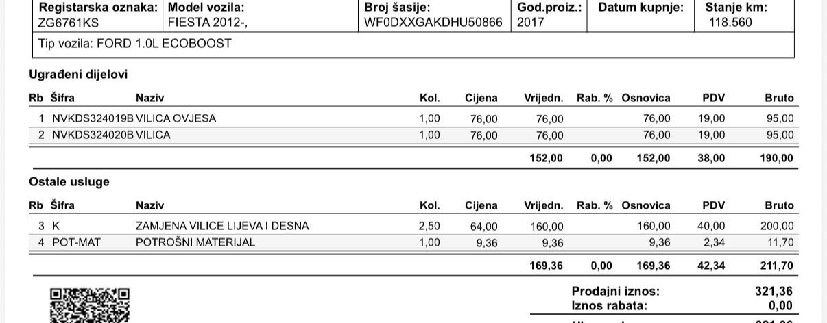 Ford Fiesta 1.0 EcoBoost, HR.auto,Prvi Vlasnik,NovaRegistracija,Servis, fotografija 15