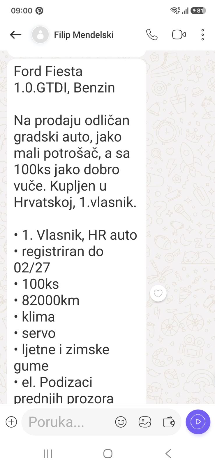 Ford Fiesta 1,0 GDi, fotografija 12