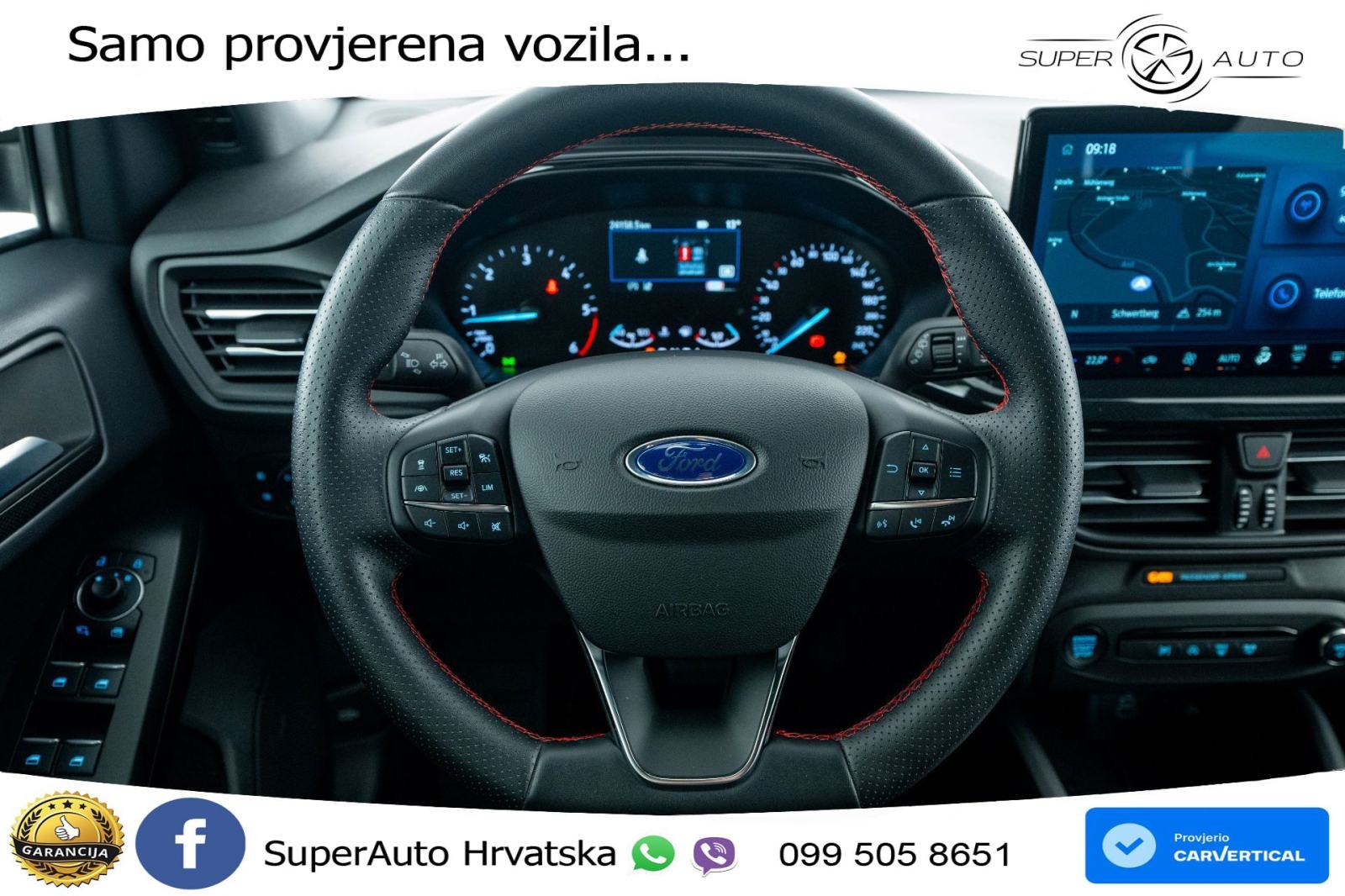 Ford Focus 1.5 EcoBlue Aut. ST-Line 116 KS, ACC+KAM+VIRT+NAVI, fotografija 8