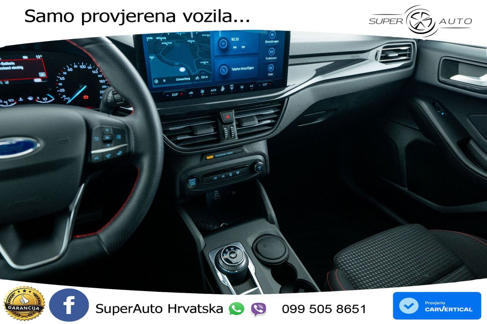Ford Focus 1.5 EcoBlue Aut. ST-Line 116 KS, ACC+KAM+VIRT+NAVI, fotografija 13