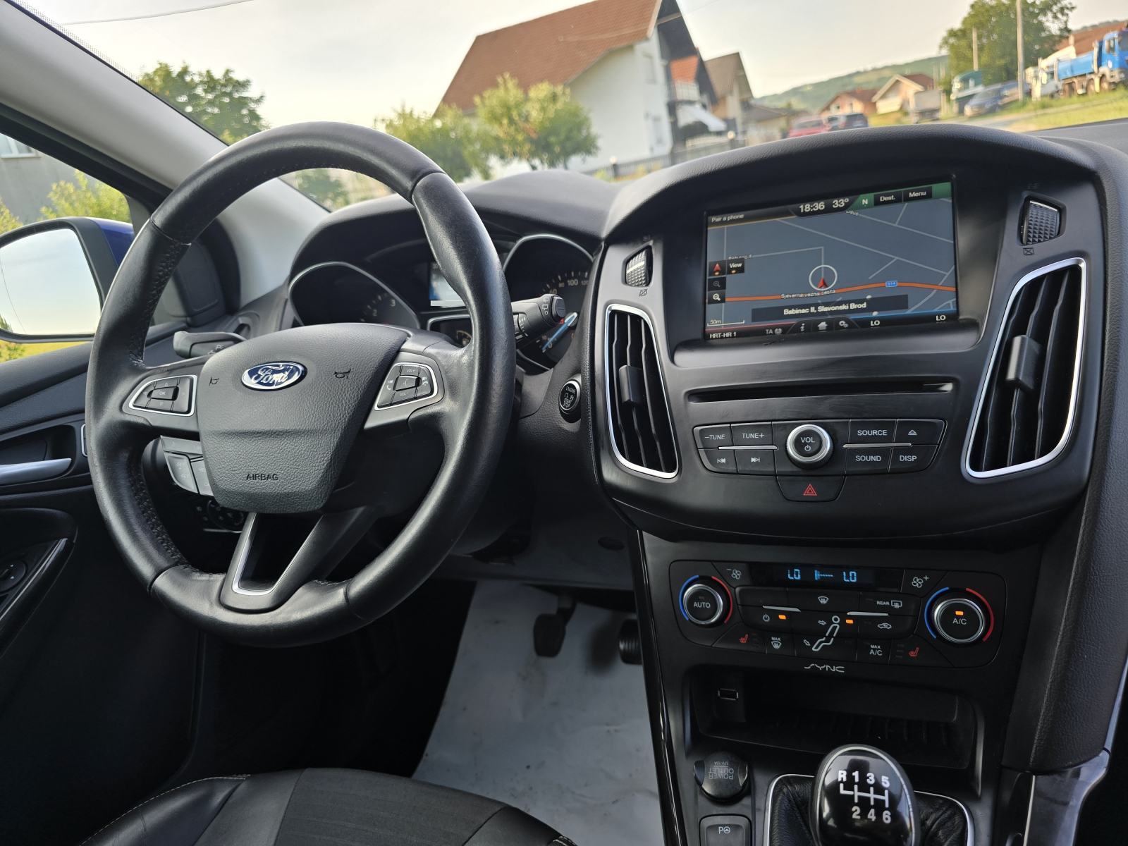 Ford Focus 1,6 TDCI-2016god.md-NAVIGACIJA-183tkm,titanium,koza,KARTICE, fotografija 14