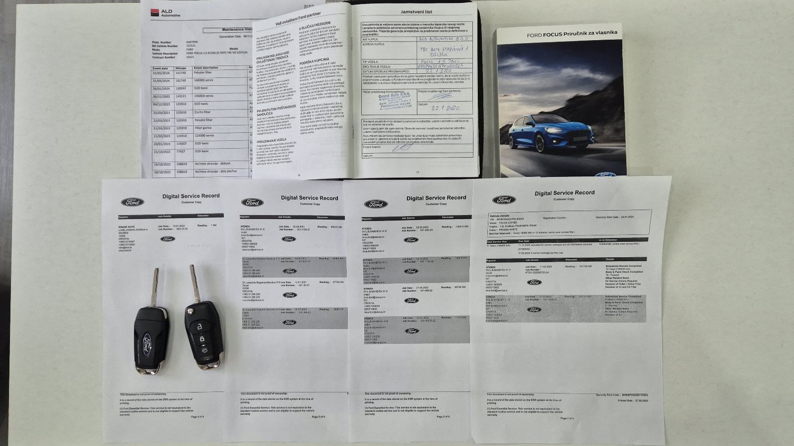 FORD FOCUS KAR.,HR AUTO, VLASNIK, VELIKI SERVIS, REG.01/2027.,ODLIČAN, fotografija 20