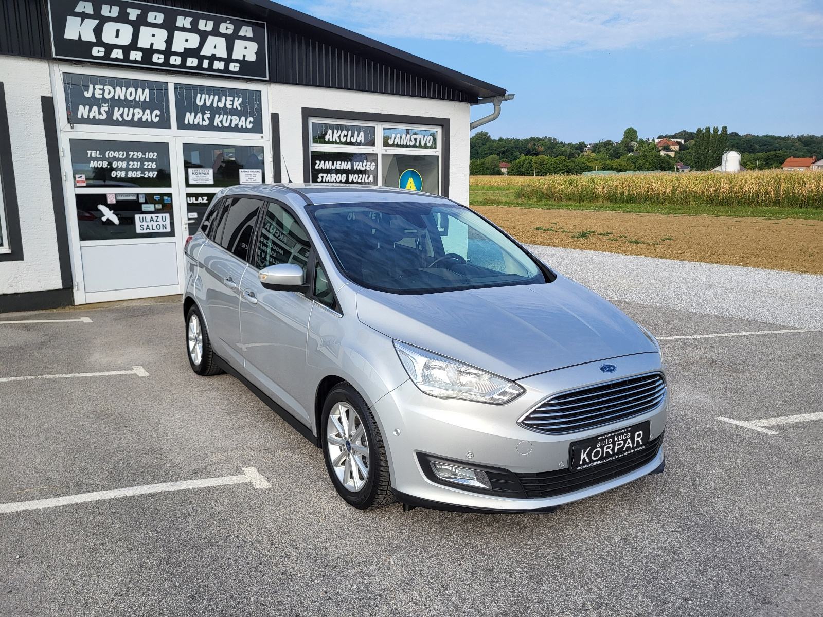 Ford Grand C-Max 1.5 TDCi TITANIUM, 7 SJEDALA, 178.000km, BRZI KREDIT, fotografija 3