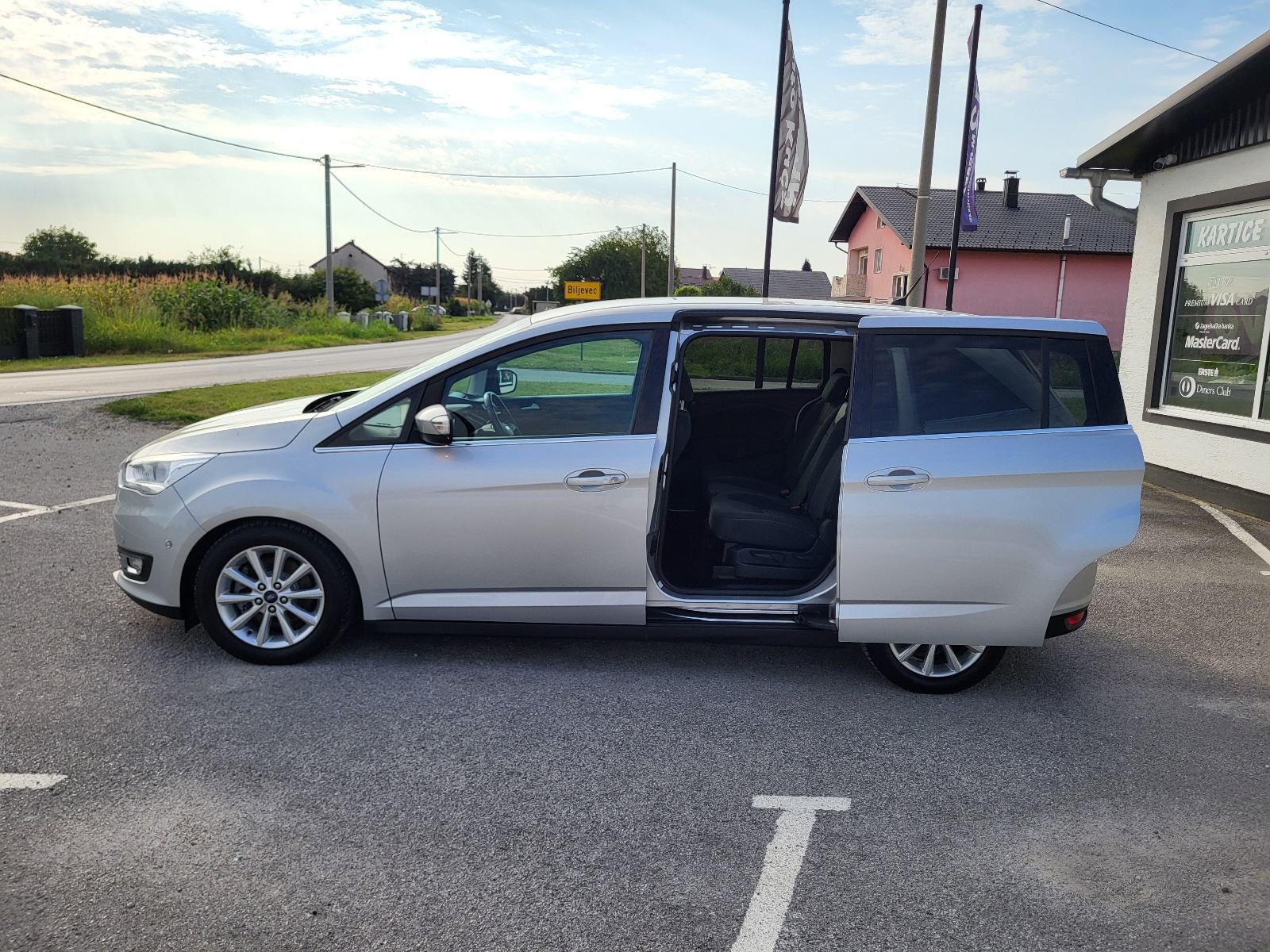 Ford Grand C-Max 1.5 TDCi TITANIUM, 7 SJEDALA, 178.000km, BRZI KREDIT, fotografija 9