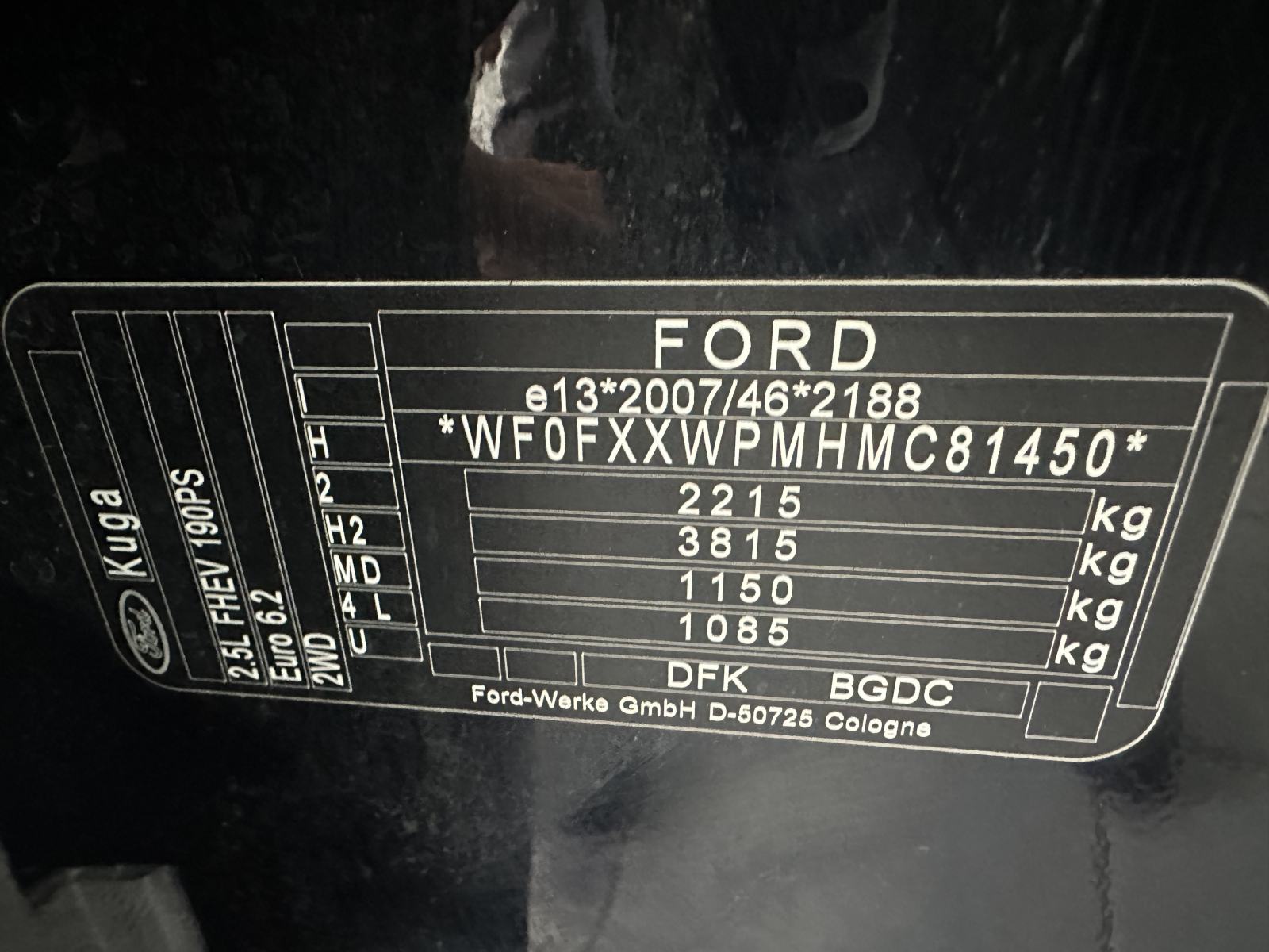Ford Kuga Hybrid 2.5 190CV.KAMERA.NAVI.LED.SAMO 116.000 KM AUTOMATIK, fotografija 20