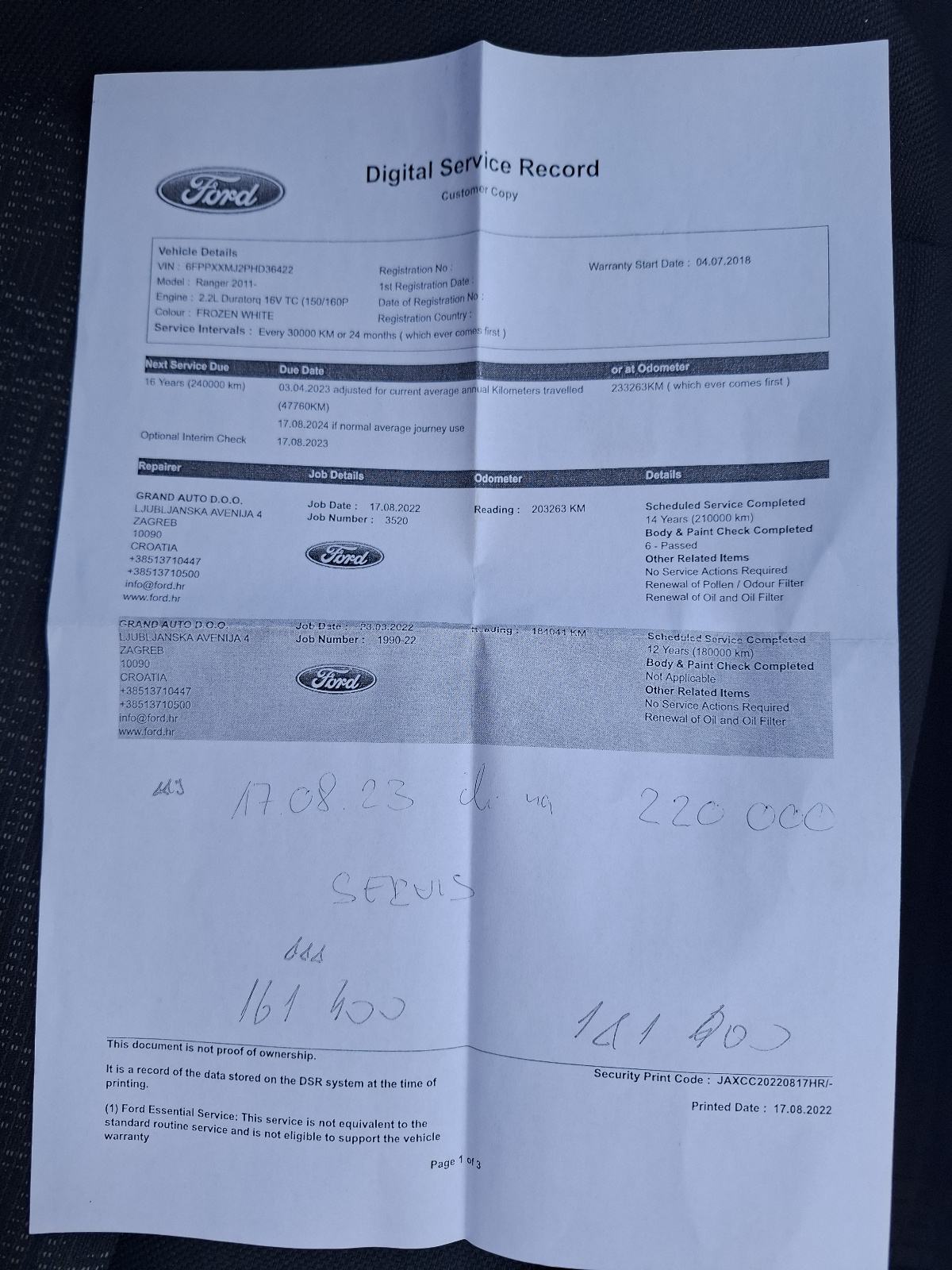 Ford Ranger 2.2 TDCI-DOUBLE CAB XL-4X4 N1SA 5 SJEDALA-HR-AUTO -U PDV-u, fotografija 20