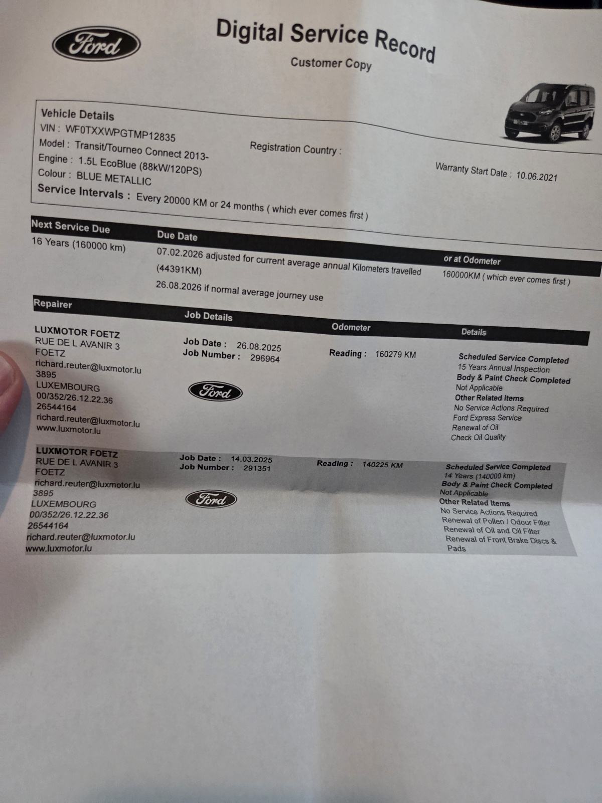 Ford Tourneo Connect 1,5 TDCi automatik Titanium, fotografija 18