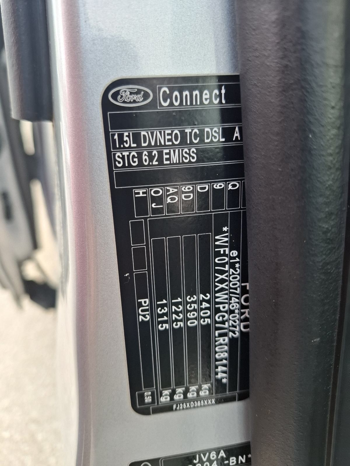 Ford Transit Connect 1,5 TDCi N1 SA 5 SJEDALA-KLIMA-HR AUTO-SERVISNA, fotografija 15