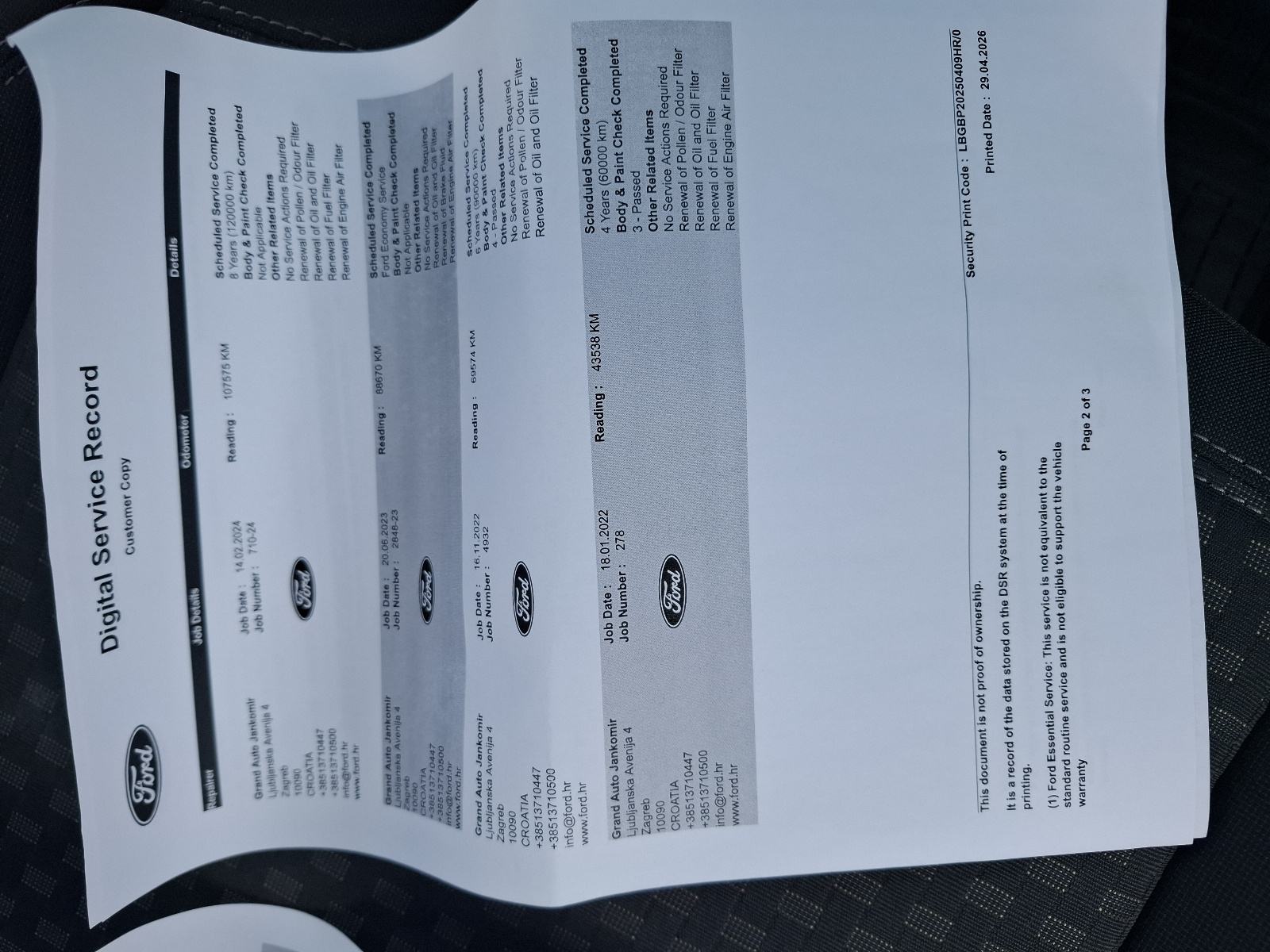 Ford Transit Connect 1,5 TDCi N1 SA 5 SJEDALA-KLIMA-HR AUTO-SERVISNA, fotografija 19
