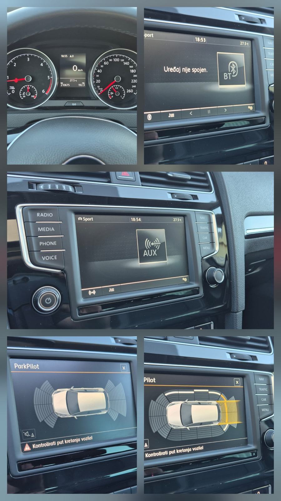 Golf 2.0 tdi R line 4×4 navi xenon pano alu 18 pdc velki mali servis, fotografija 20