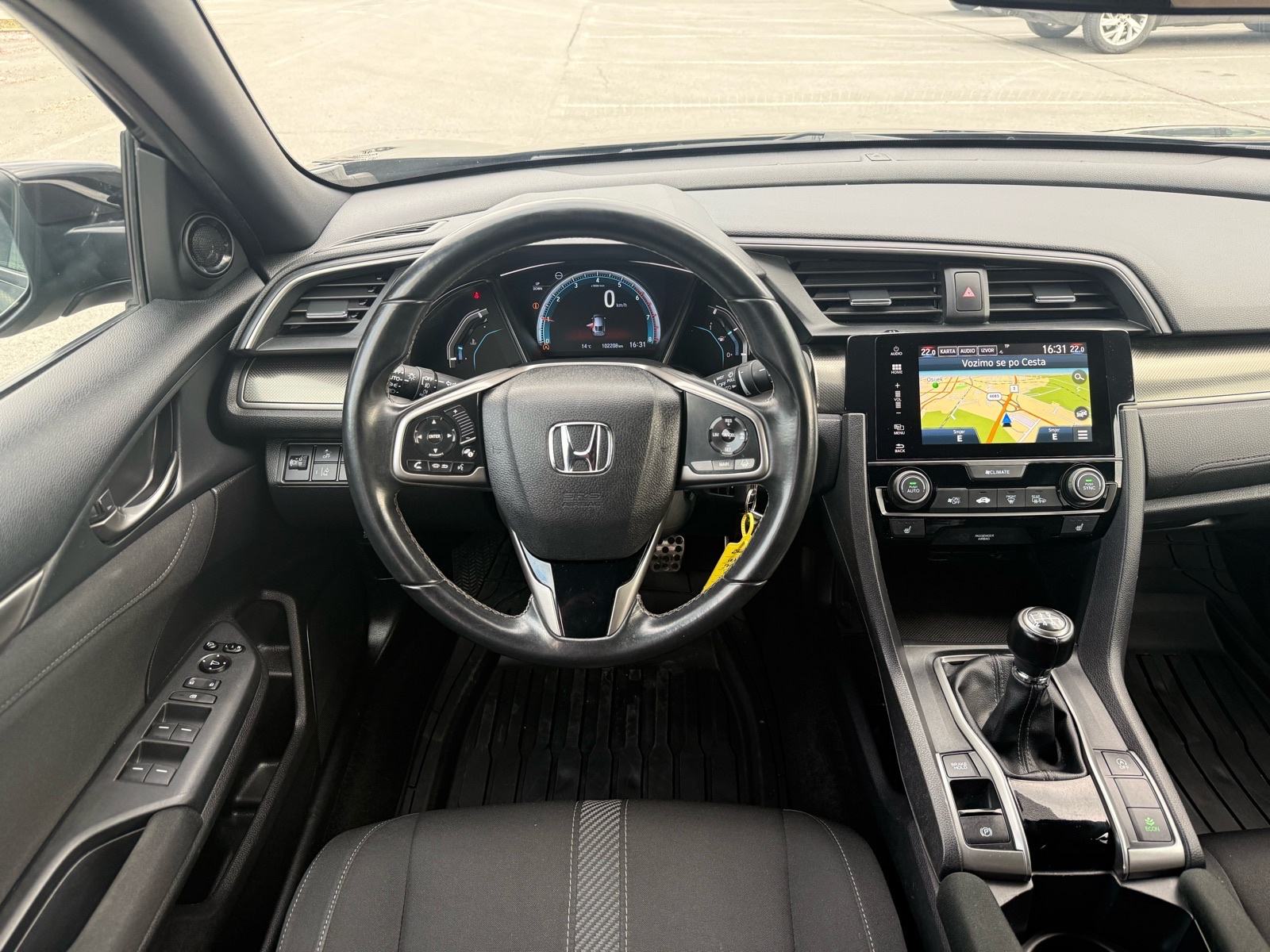 Honda Civic 1,0T LEASING BEZ UČEŠĆA, VELIKI SERVIS, NAVI, 1VL,SERVISNA, fotografija 14