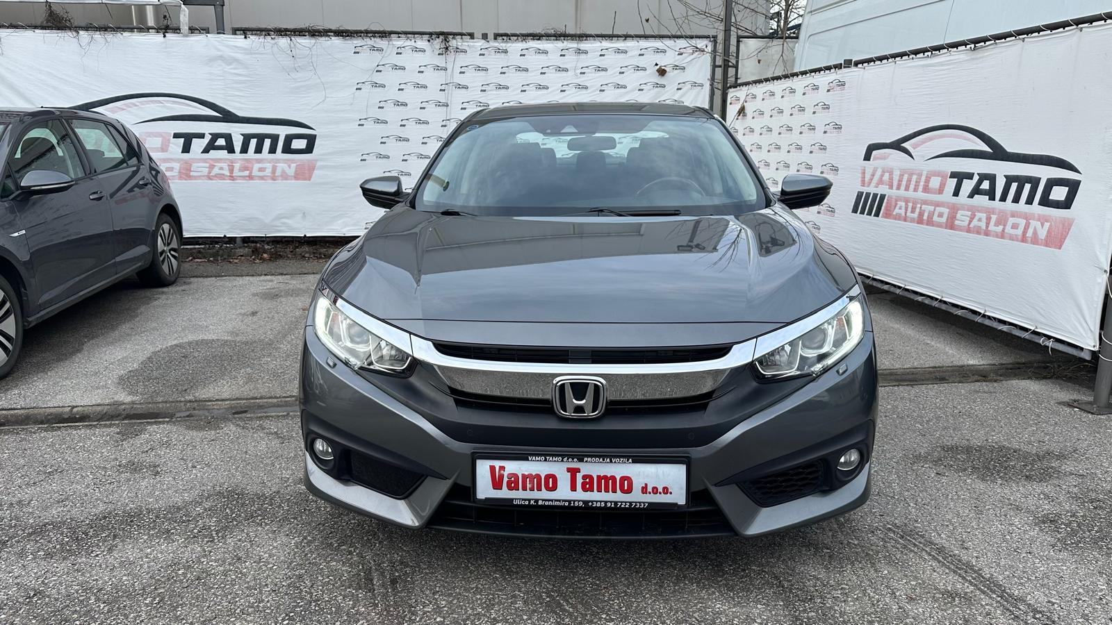 Honda Civic 1.6 DTEC Elegance, navi, kamera, alu felge, jamstvo..., fotografija 2