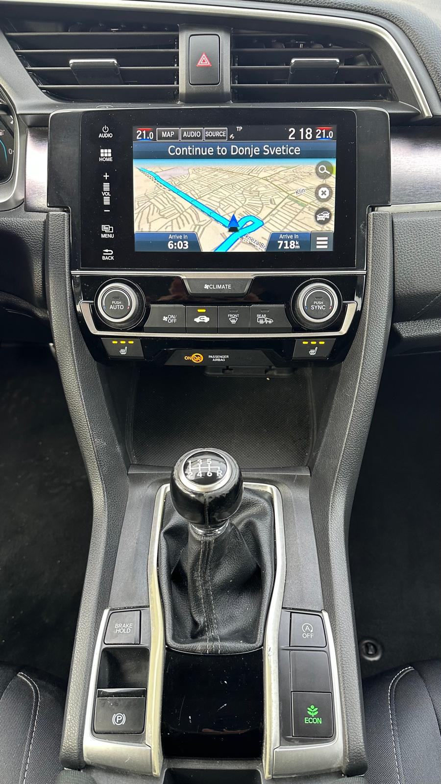 Honda Civic 1.6 DTEC Elegance, navi, kamera, alu felge, jamstvo..., fotografija 12