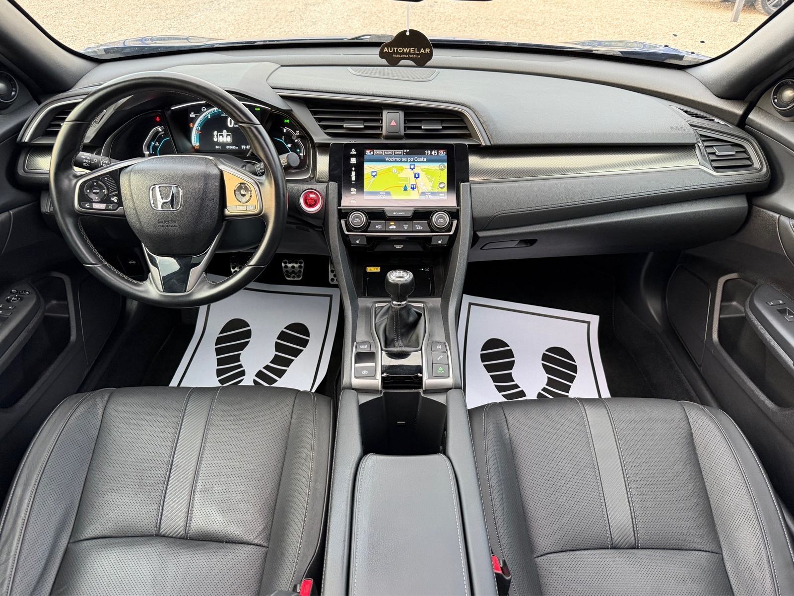 Honda Civic 1.6 i-DTEC PANORAMA,ACC,KOŽA,KAMERA,LANE,KEYLESS,SERVISNA, fotografija 14