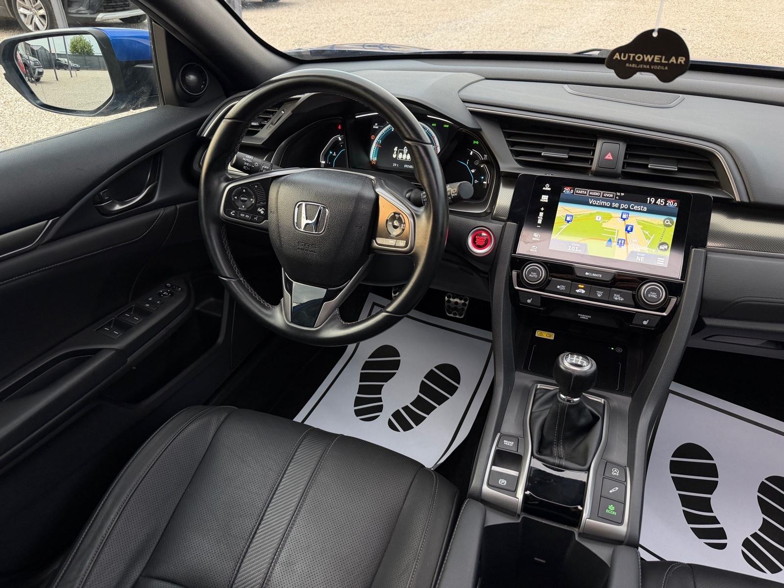 Honda Civic 1.6 i-DTEC PANORAMA,ACC,KOŽA,KAMERA,LANE,KEYLESS,SERVISNA, fotografija 15