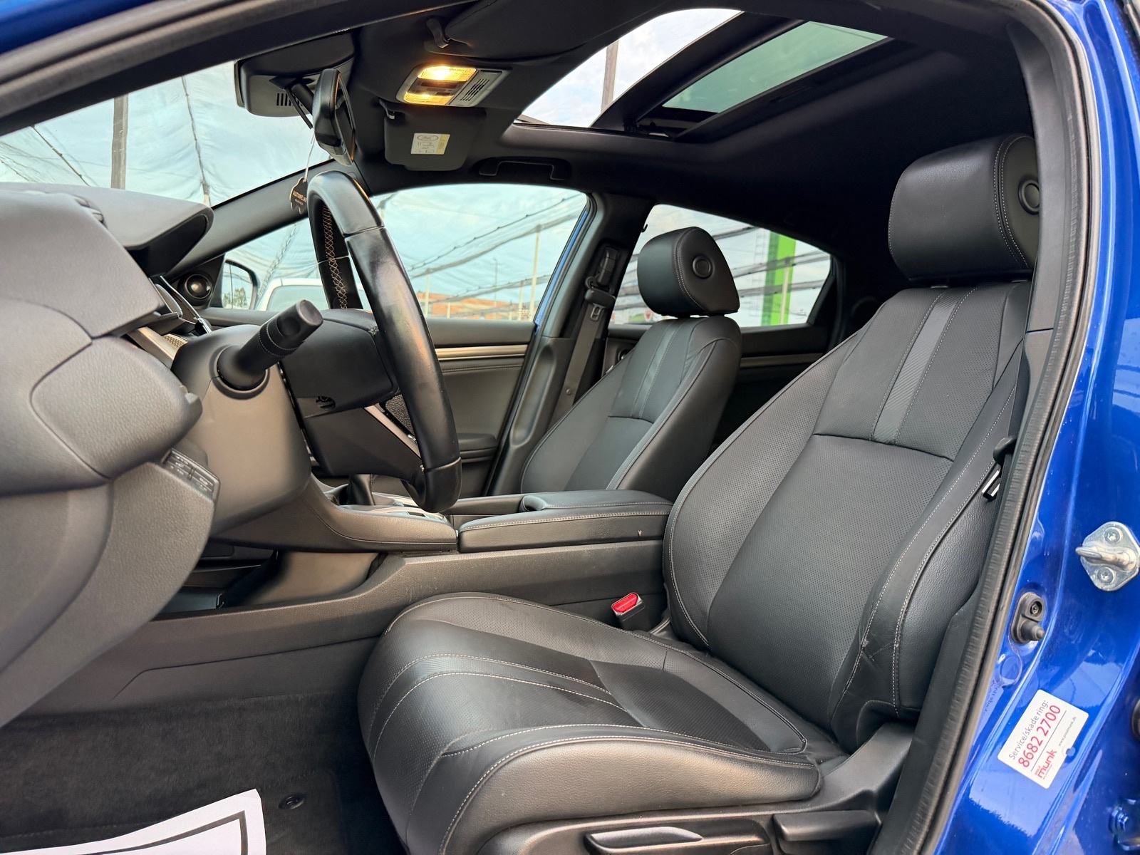 Honda Civic 1.6 i-DTEC PANORAMA,ACC,KOŽA,KAMERA,LANE,KEYLESS,SERVISNA, fotografija 12