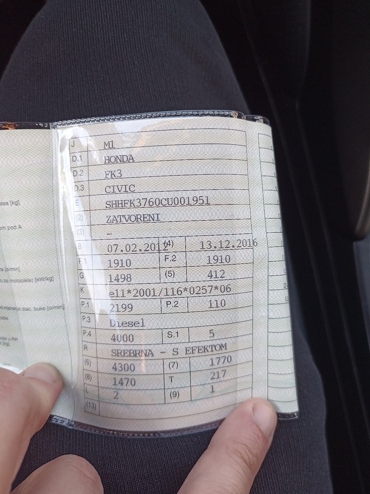 HITNO - Honda Civic 2,2 cdti, zamjena za automatik, motor, quad ..., fotografija 18