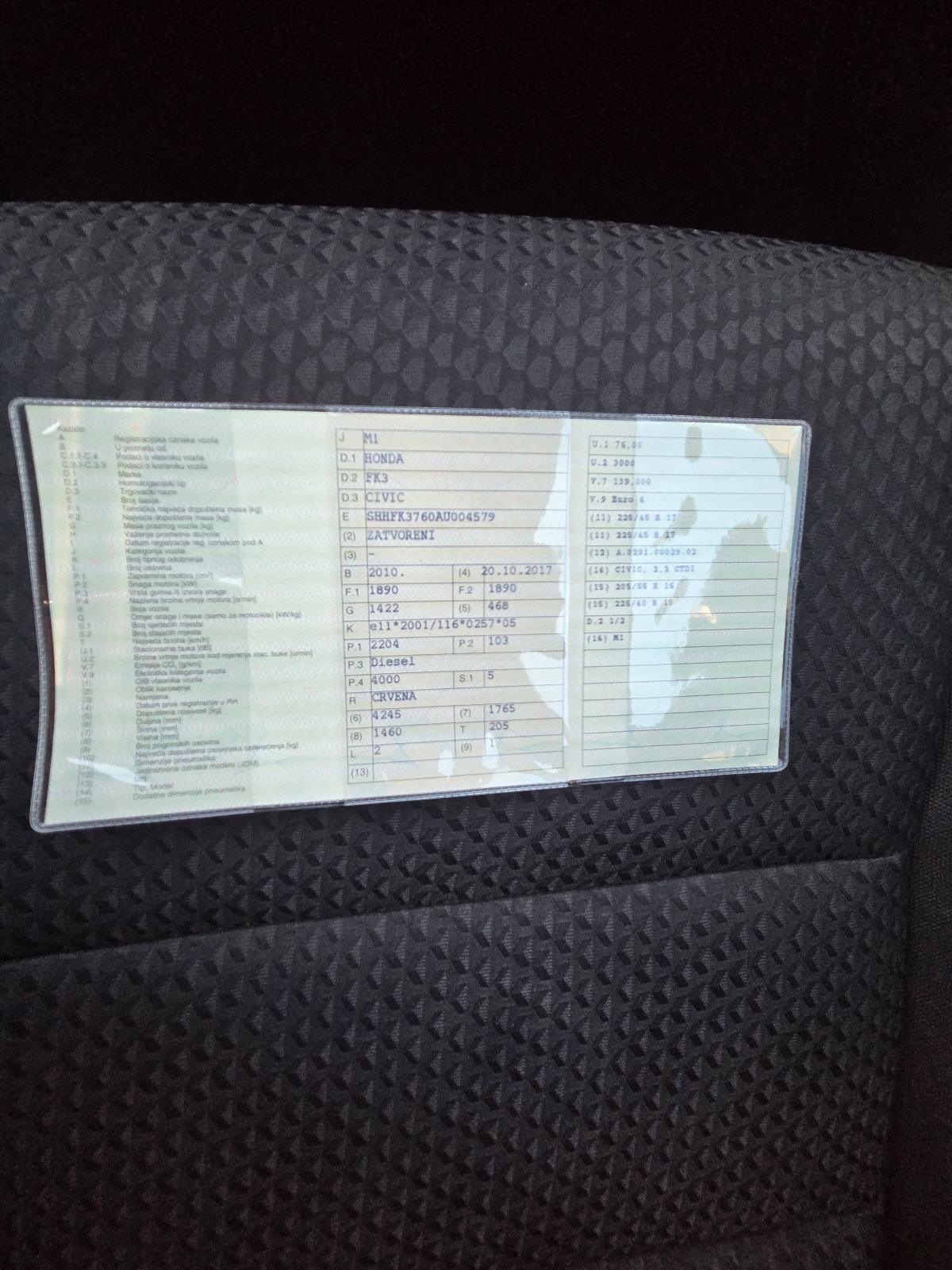 Honda Civic 2,2, fotografija 15