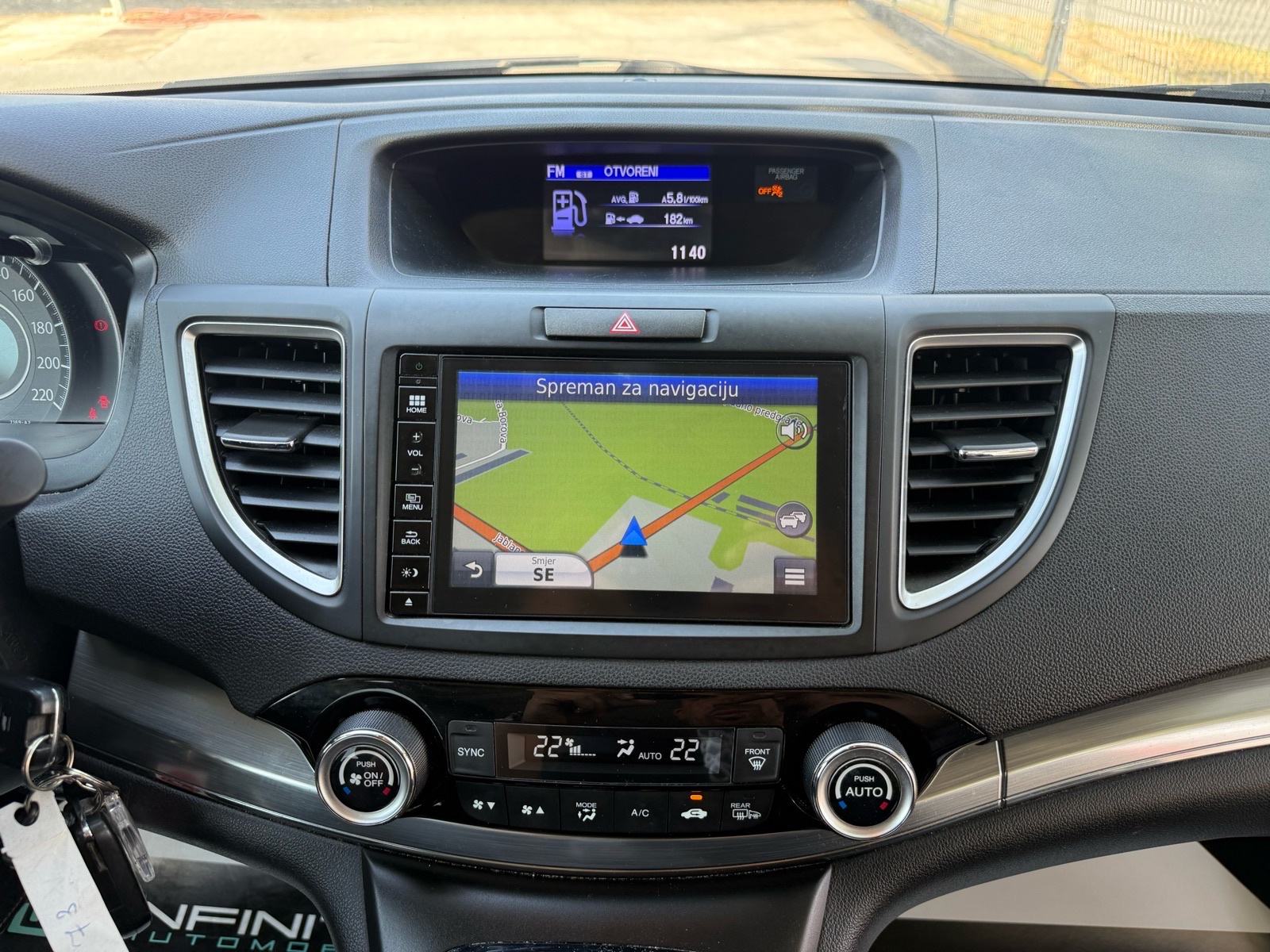 Honda CR-V 1,6i-DTEC LEASING RATA 408€, NAVI, KAM, LED, SERVISNA, KOŽA, fotografija 15